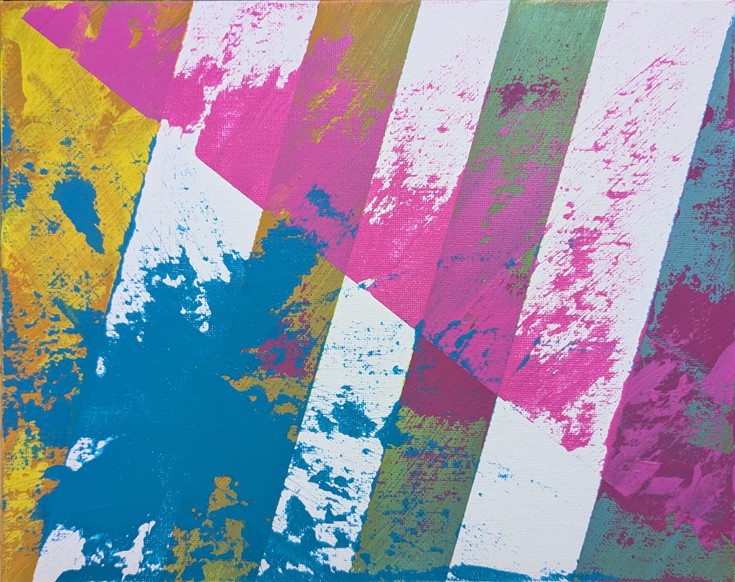 0213B - peinture acrylique originale 30x24cm (2025