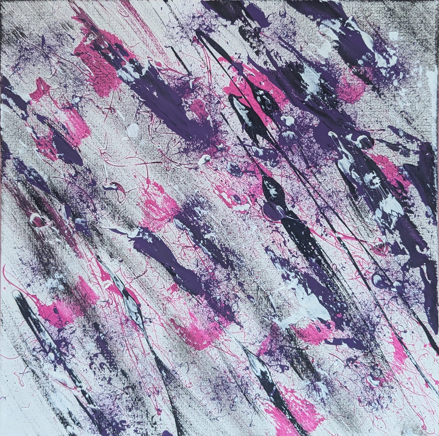 0224E - peinture acrylique originale 25x25cm (2025)