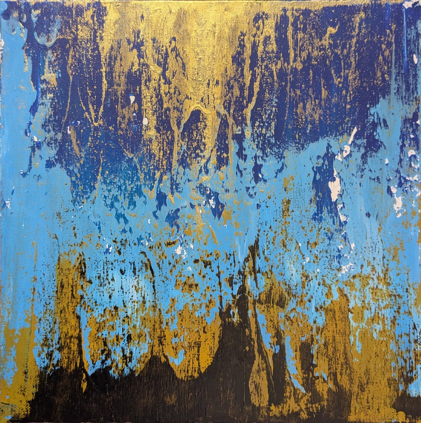 0306A - peinture acrylique originale 25x25cm (2025)