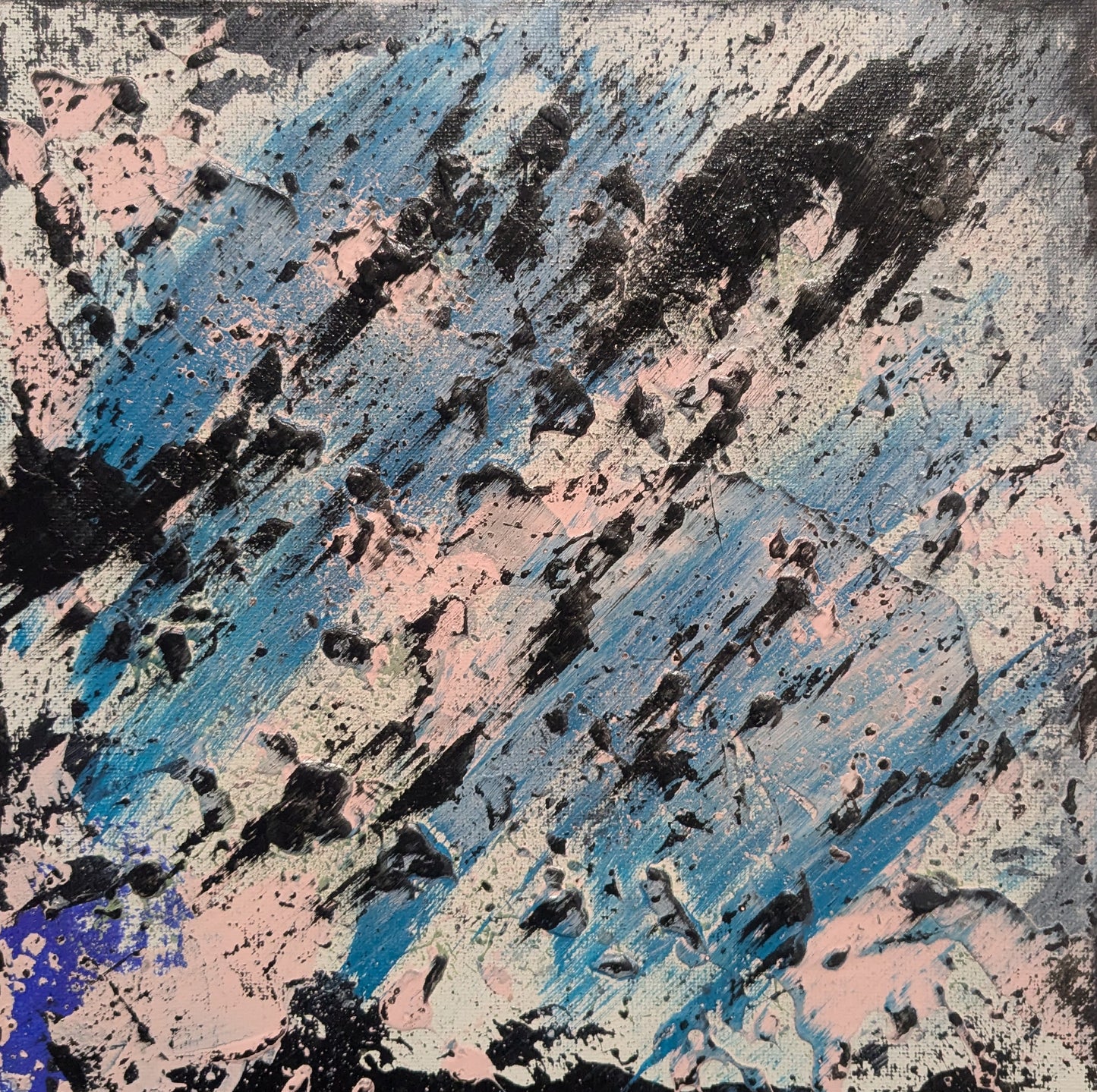 0309B - peinture acrylique originale 25x25cm (2025)