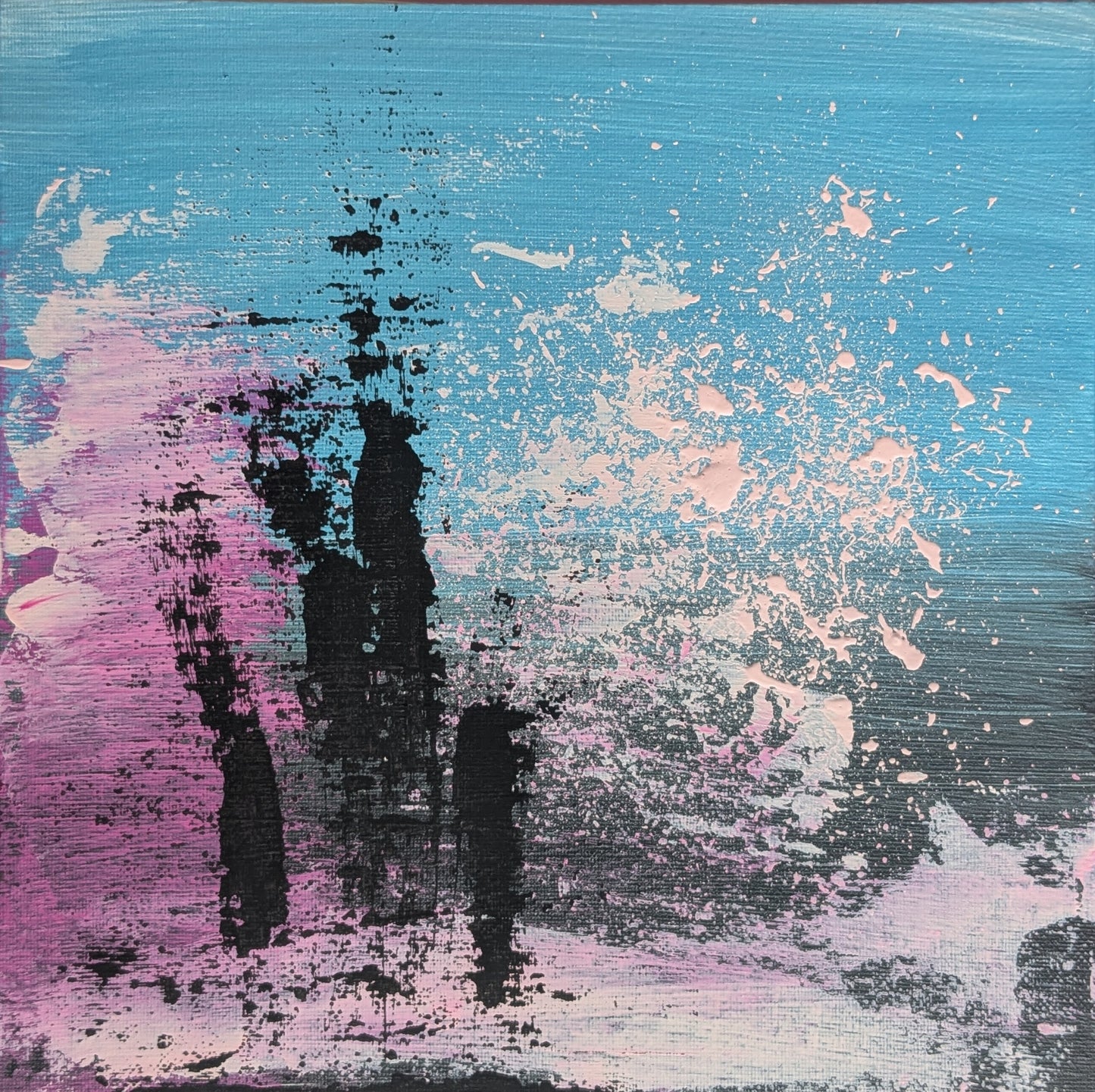 0310A - peinture acrylique originale 25x25cm (2025)