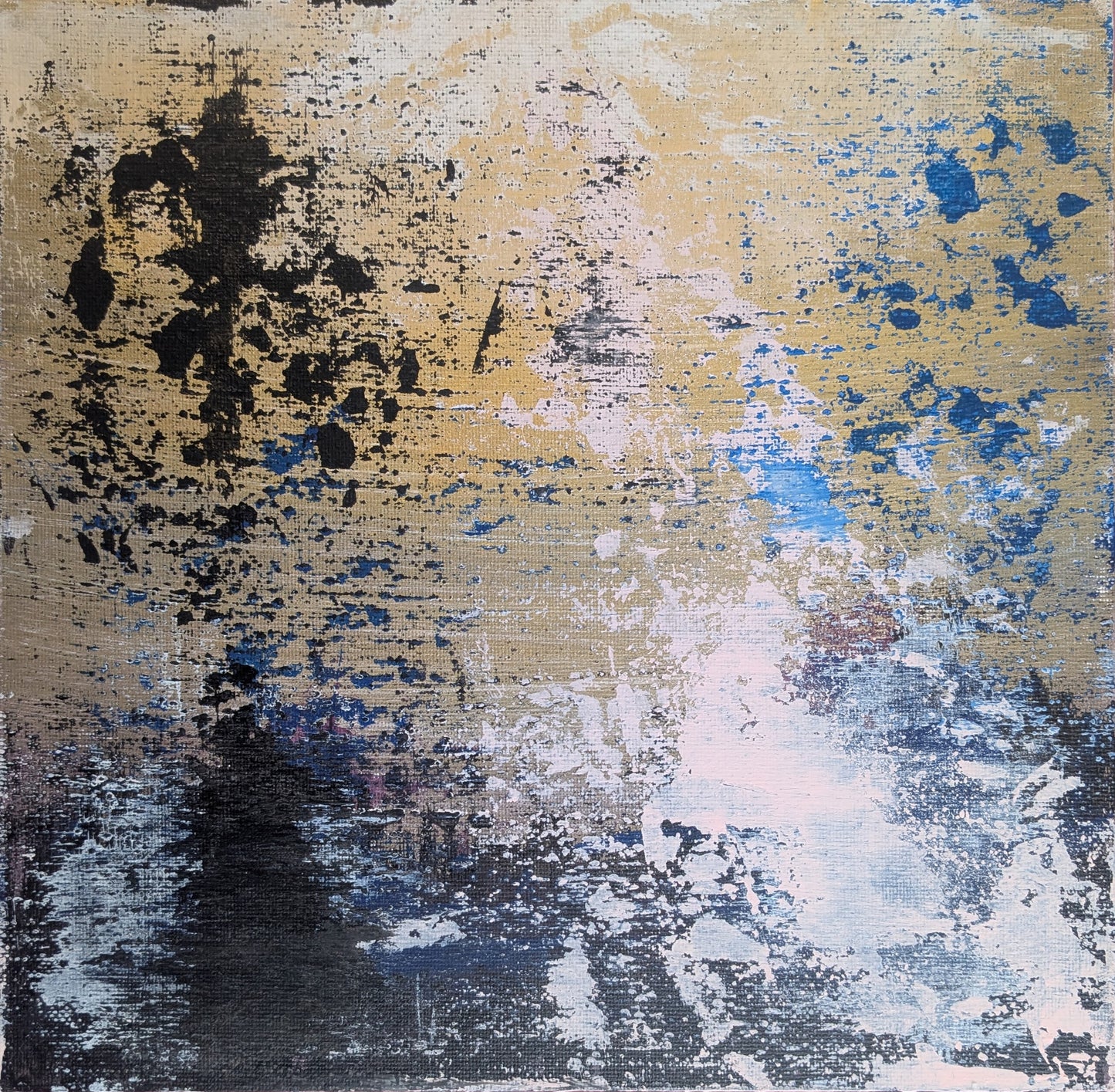 0311B - peinture acrylique originale 25x25cm (2025)