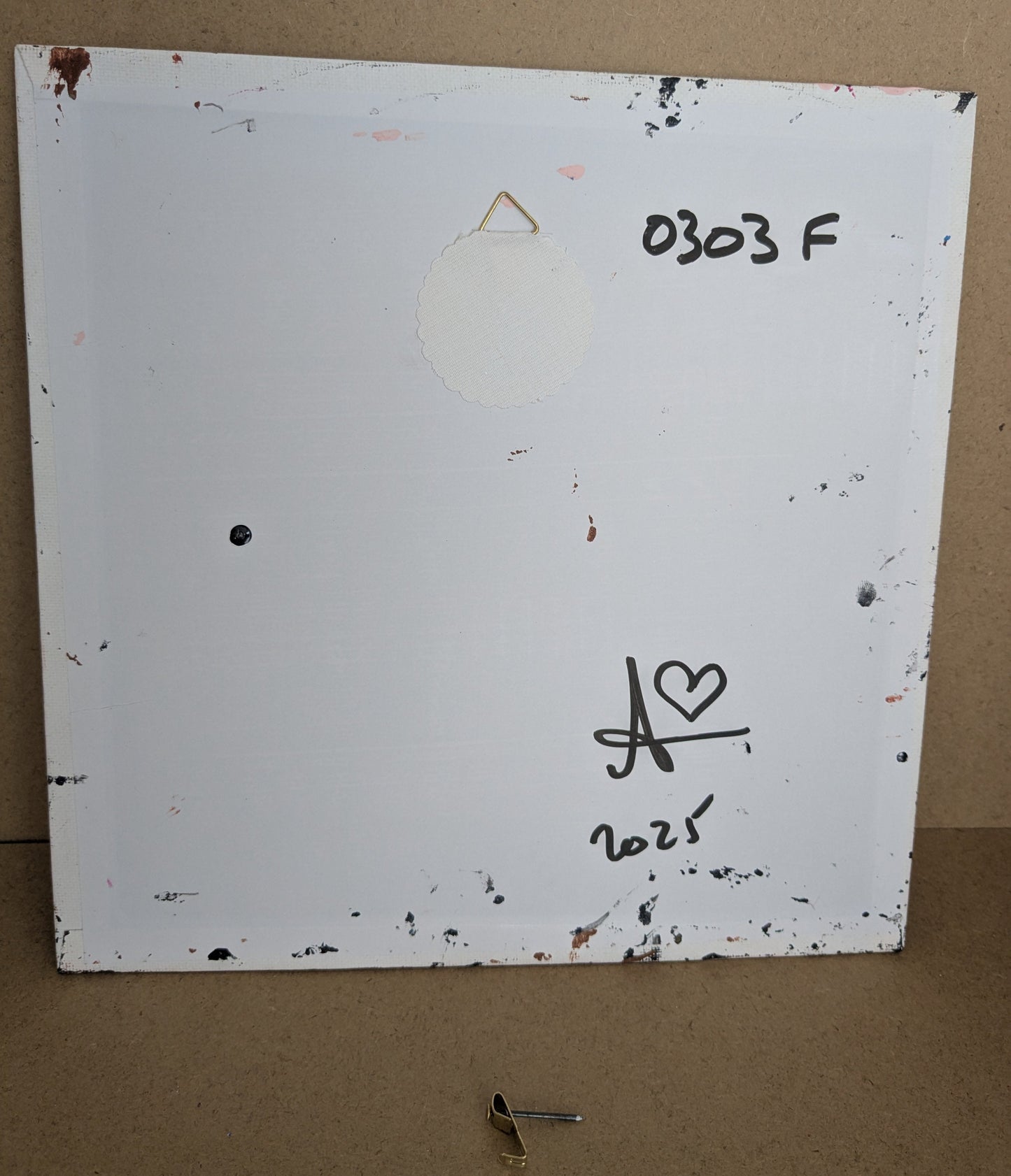 Le jardin des magiciens - peinture acrylique originale 25x25cm (2025)