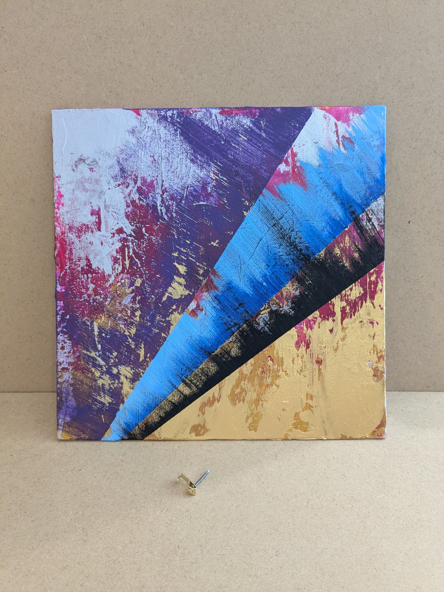 0218A - peinture acrylique originale 25x25cm (2025)