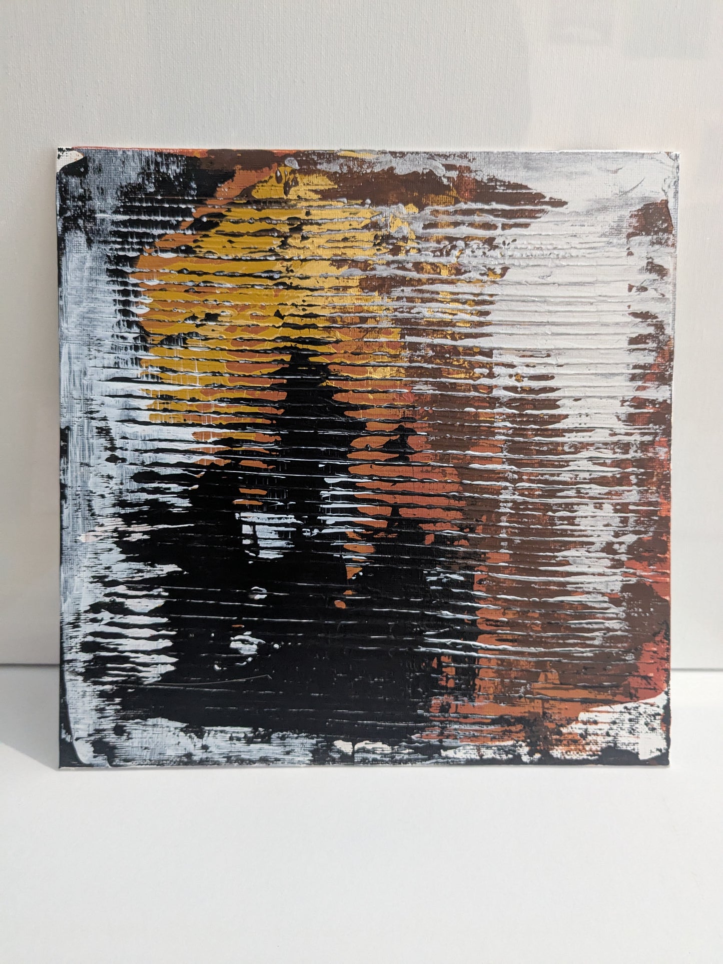 0306D - peinture acrylique originale 25x25cm (2025)