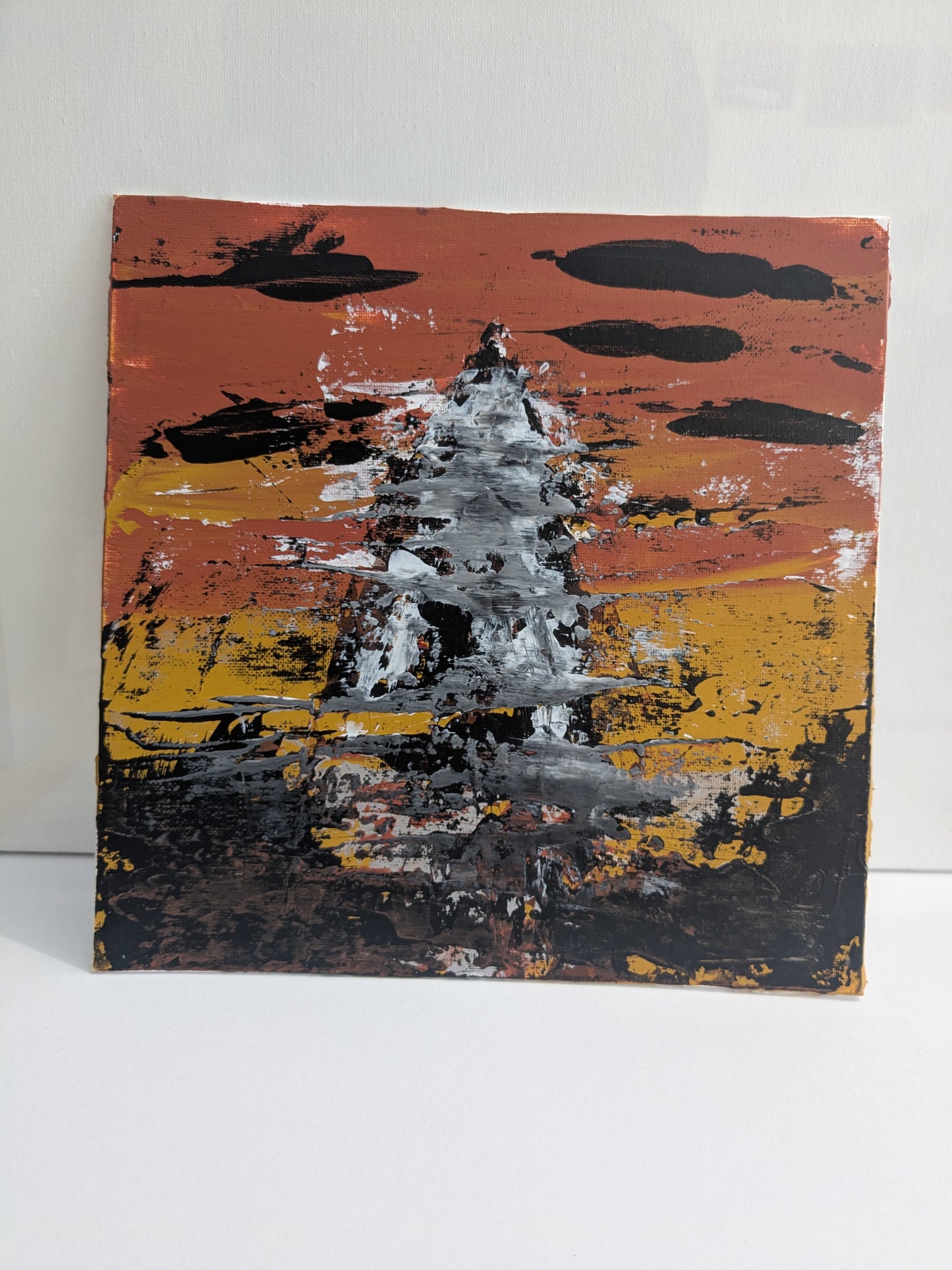 0309C - peinture acrylique originale 25x25cm (2025)