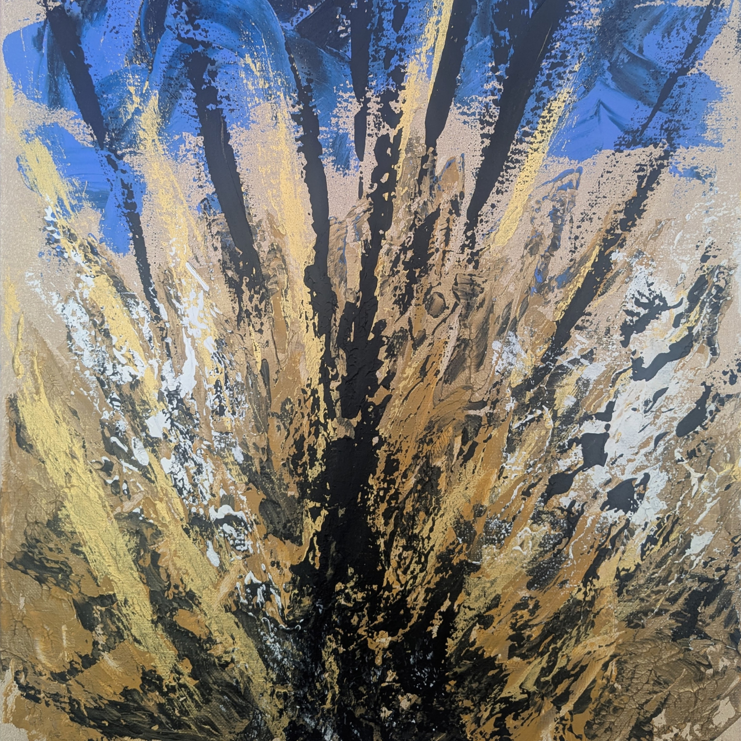 Sans titre 0703B - peinture acrylique originale 40x50cm (2025)