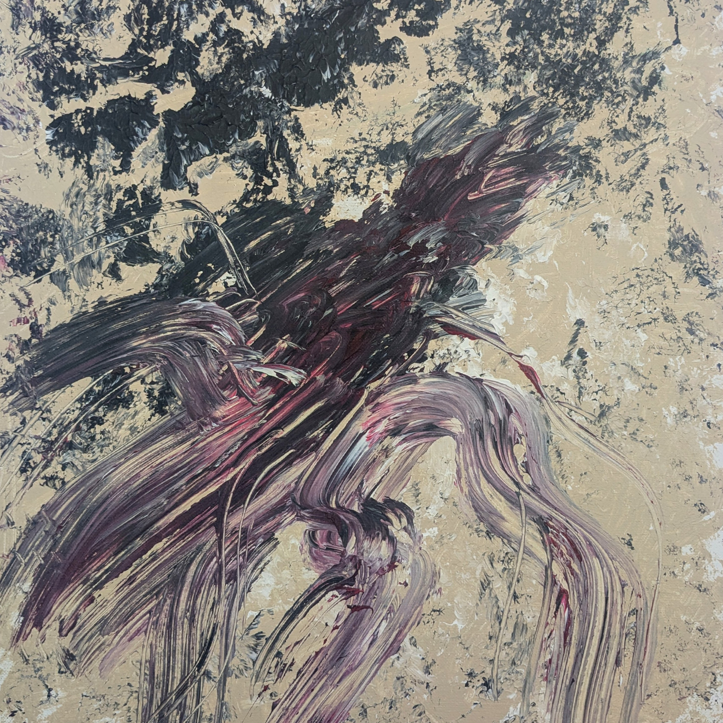 Sans titre 0703C - peinture acrylique originale 40x50cm (2025)