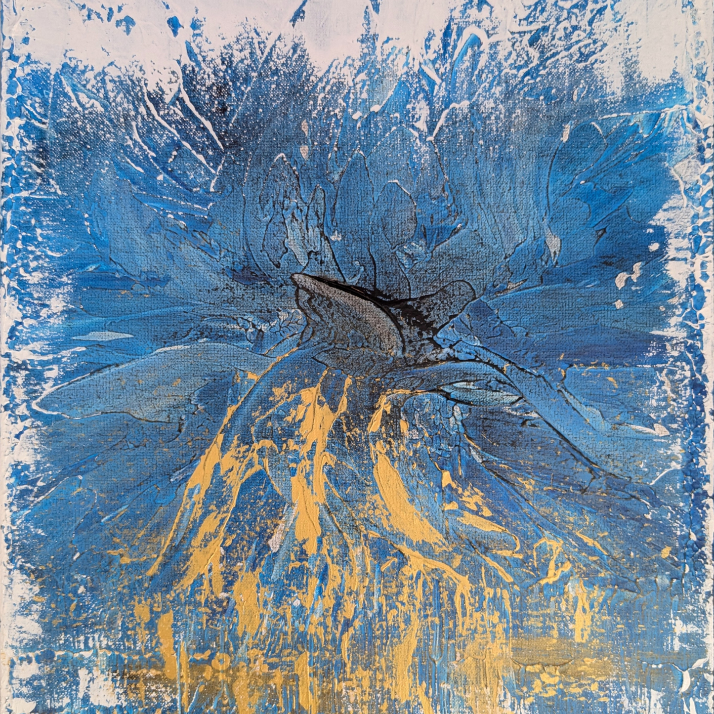 Sans titre 0805F - peinture acrylique originale 40x50cm (2025)