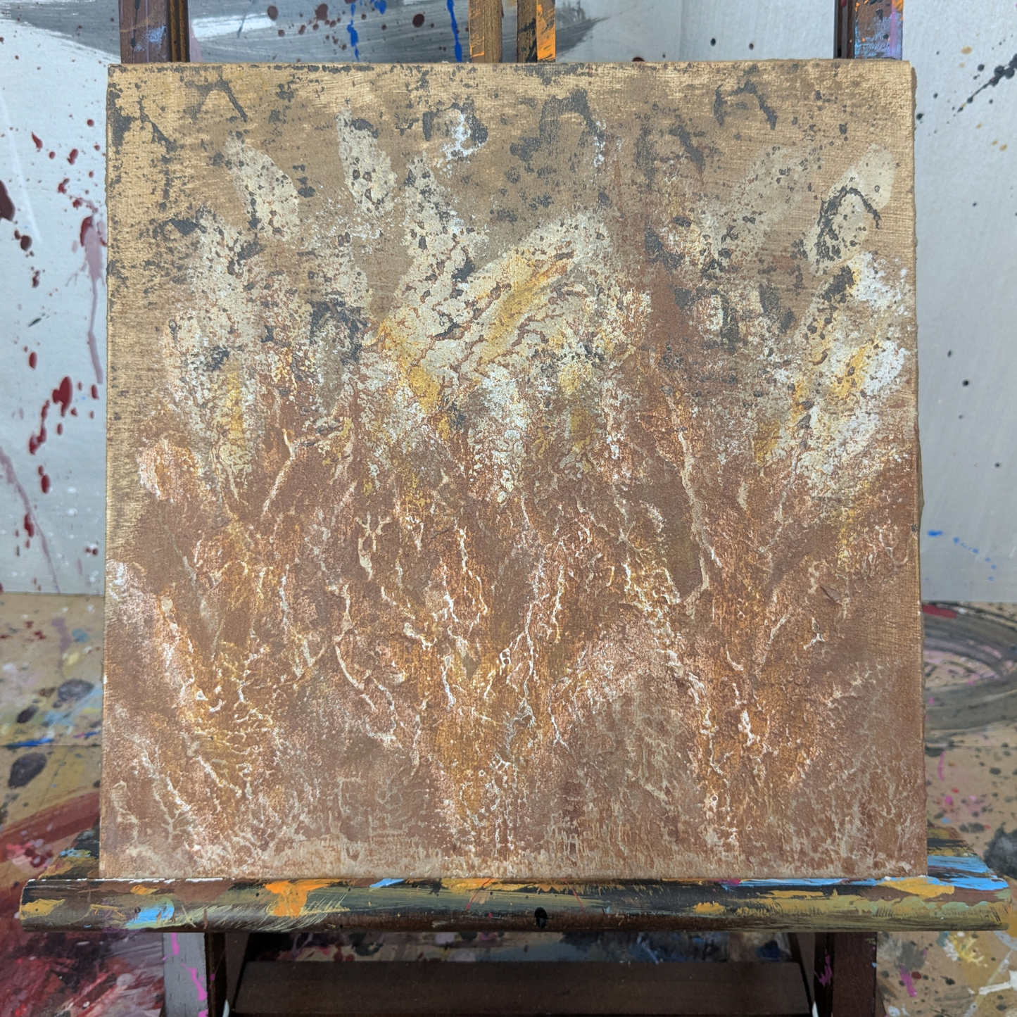 0331B - peinture acrylique originale 25x25cm (2025)