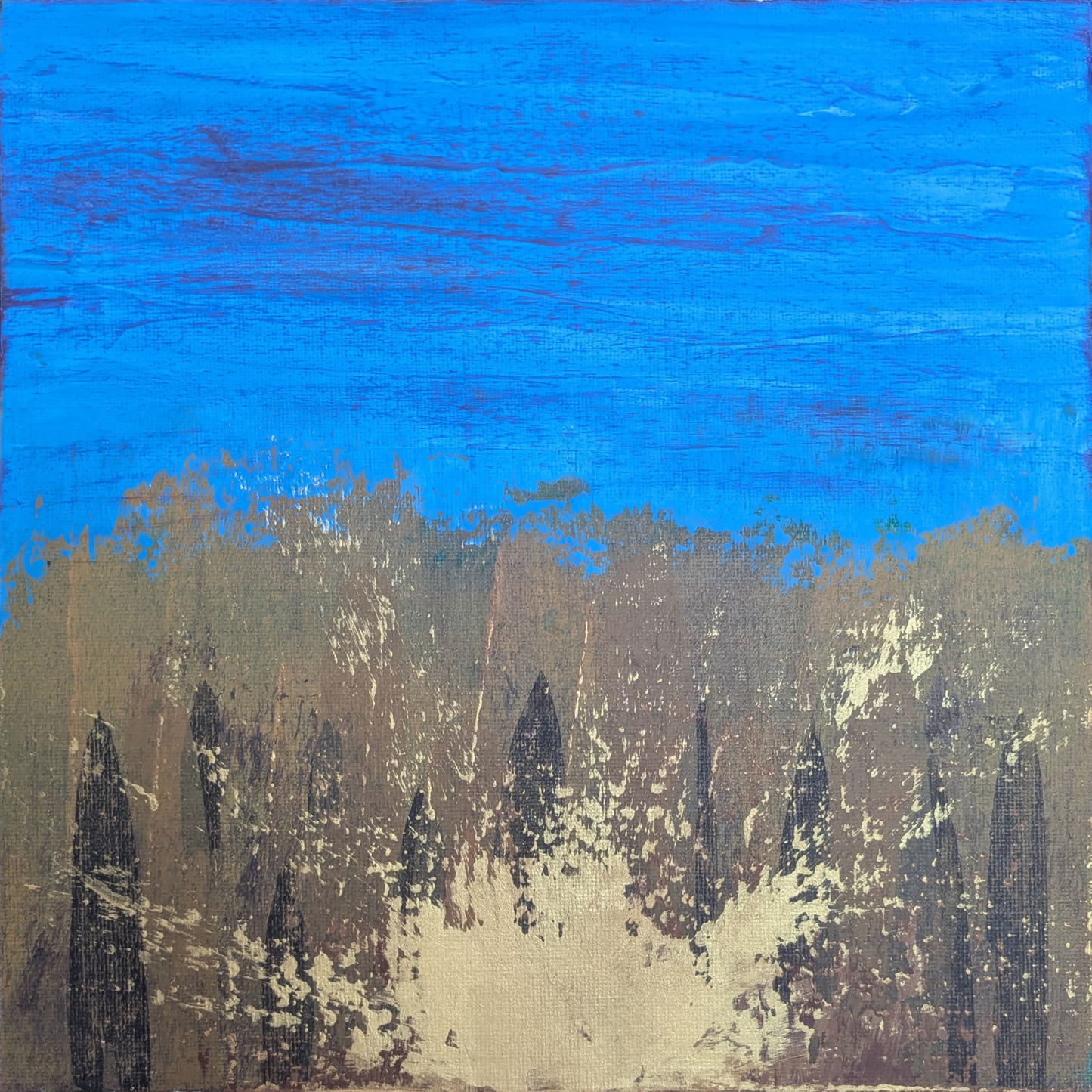 0422C - peinture acrylique originale 25x25cm (2025)