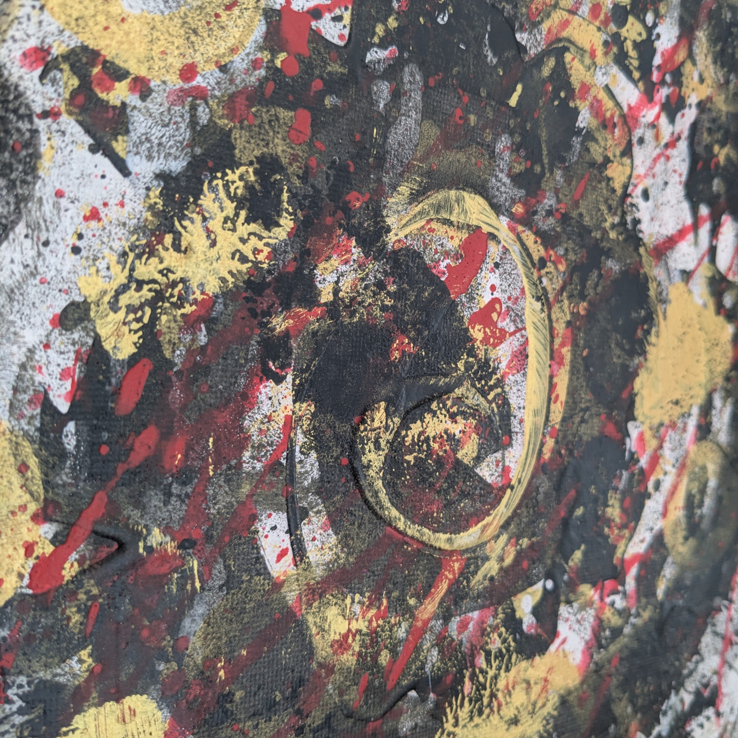 La spirale - peinture acrylique originale 25x25cm (2025)