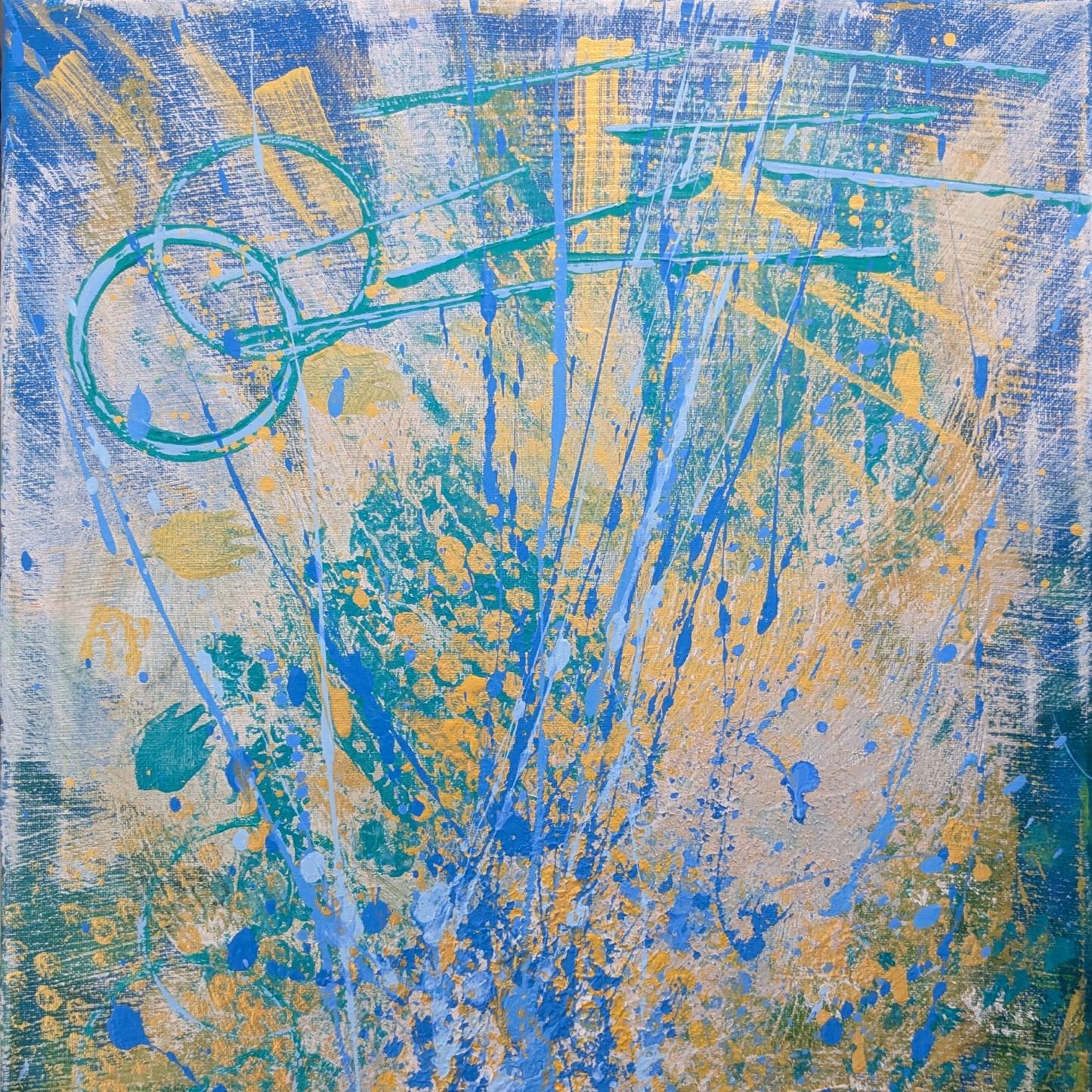 Energie libre - peinture acrylique originale 40x50cm (2025)