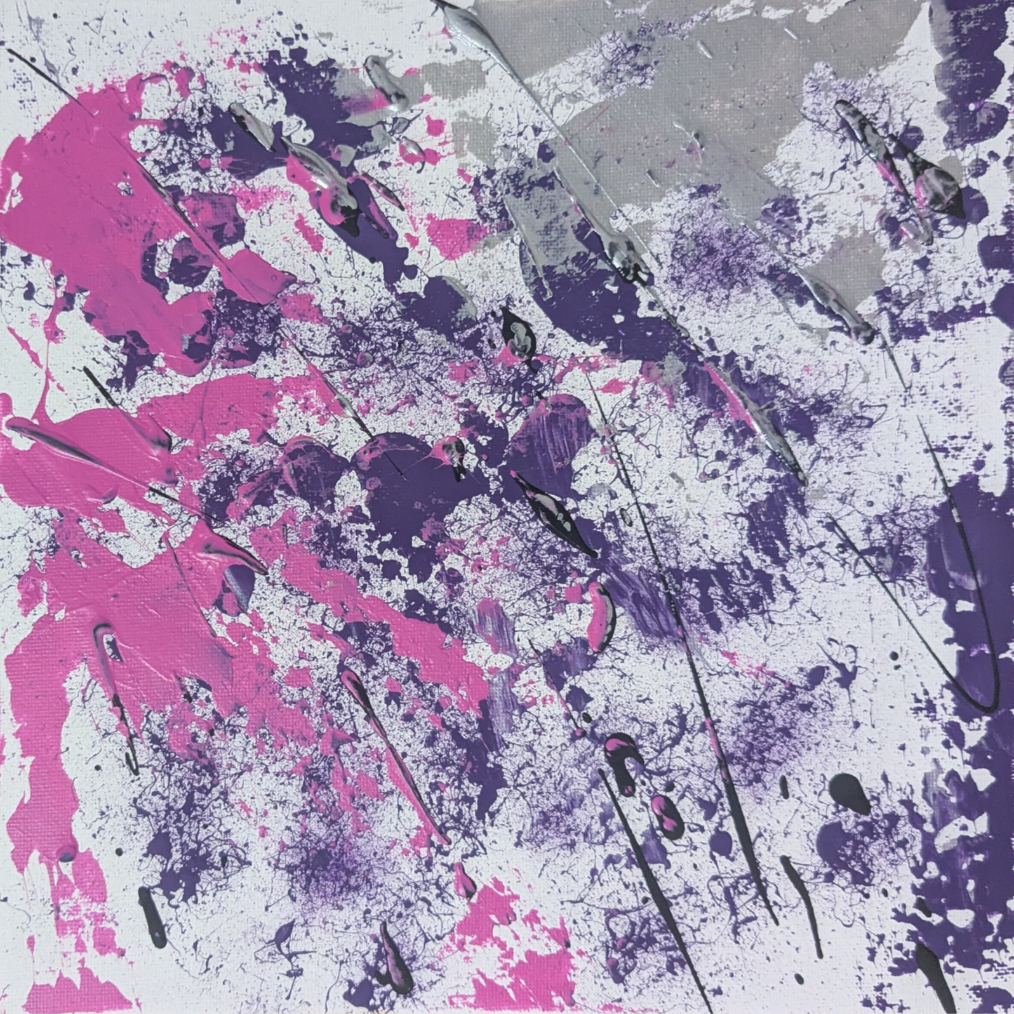 0222D - peinture acrylique originale 25x25cm (2025)