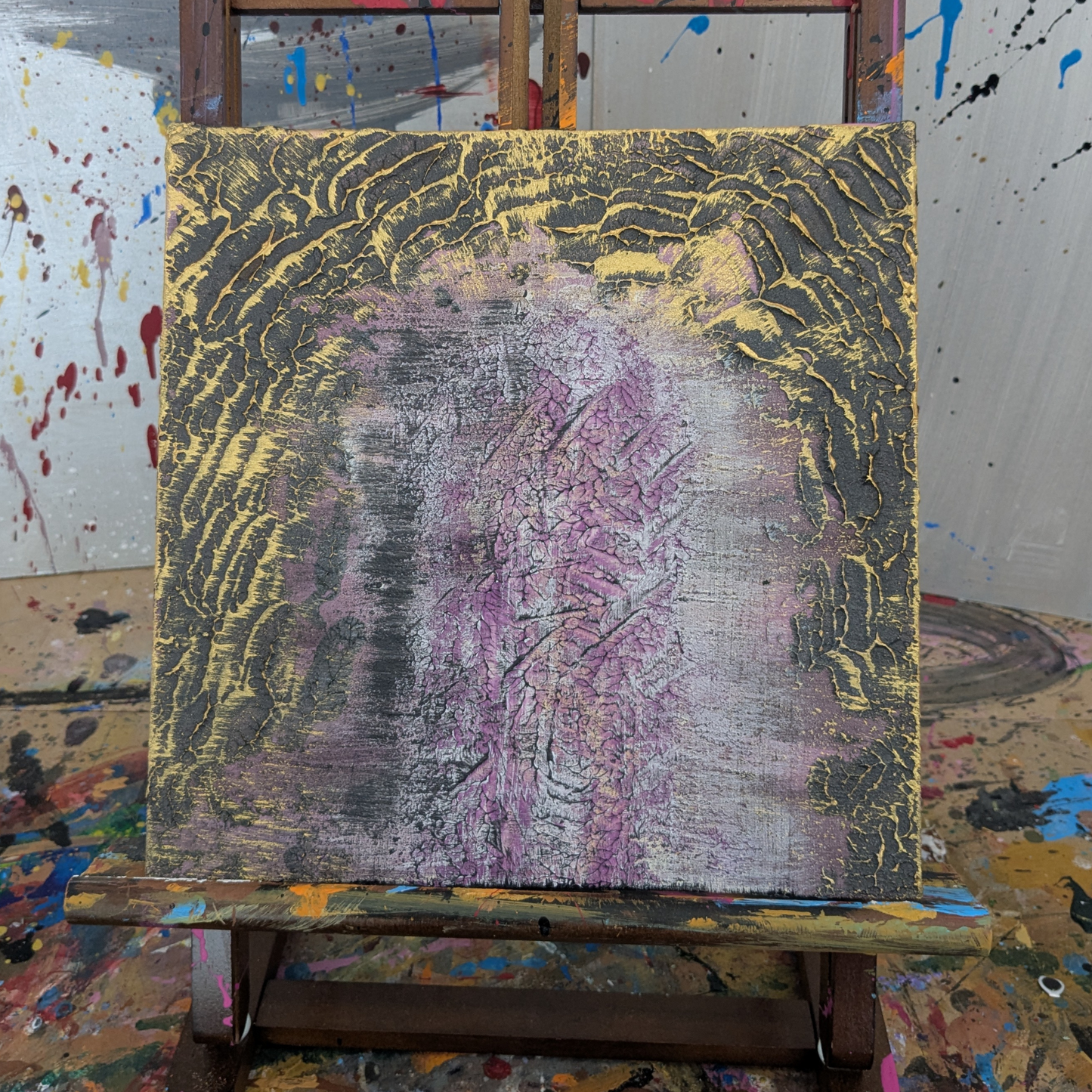 0408C - peinture acrylique originale 25x25cm (2025)