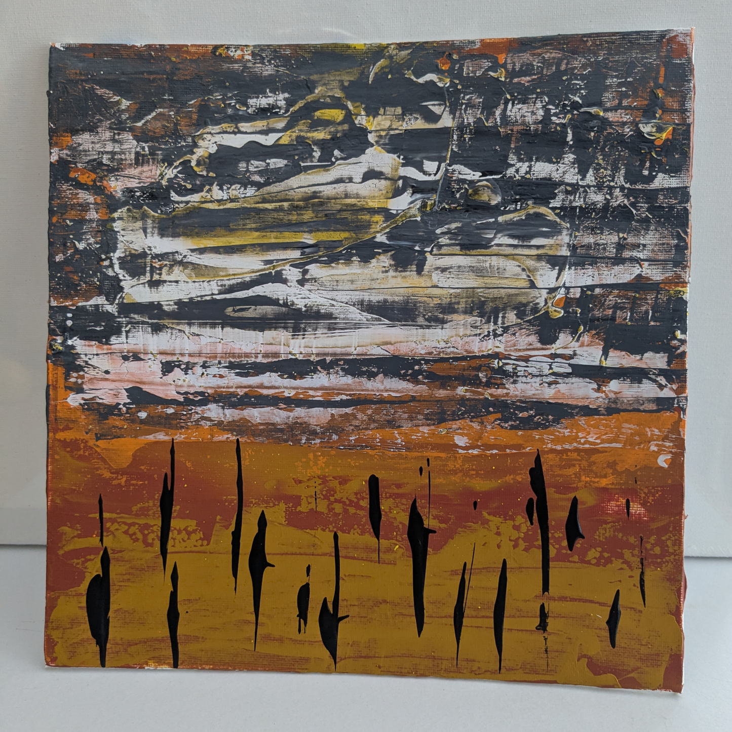 0313A - peinture acrylique originale 25x25cm (2025)