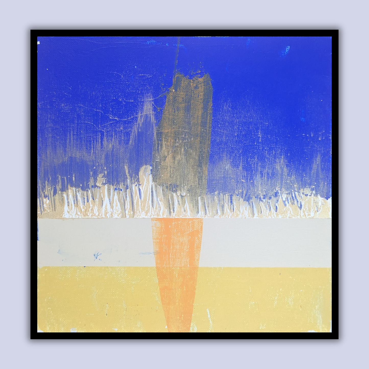 Le pic - peinture acrylique originale 25x25cm (2025)