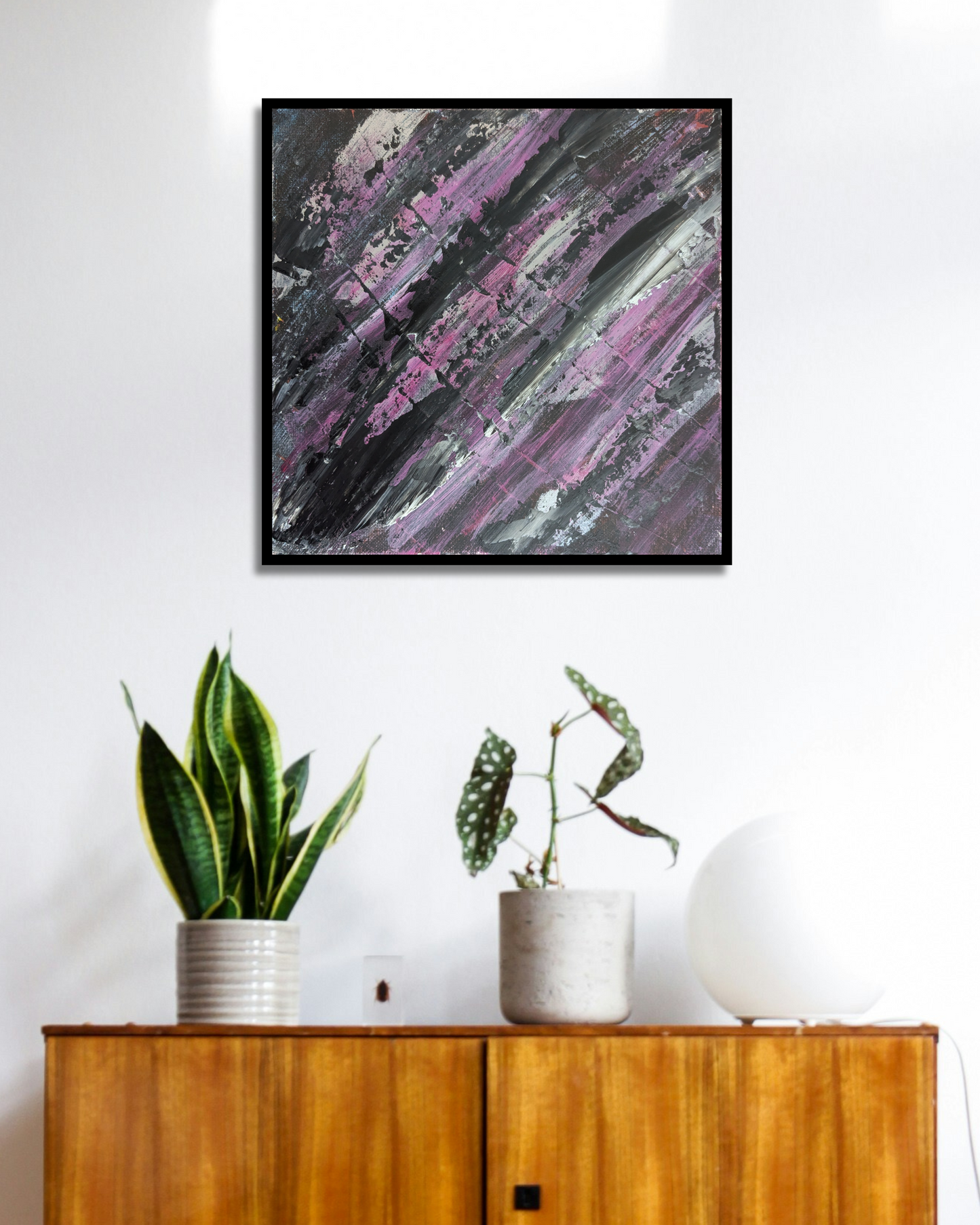 0228D - peinture acrylique originale 25x25cm (2025)