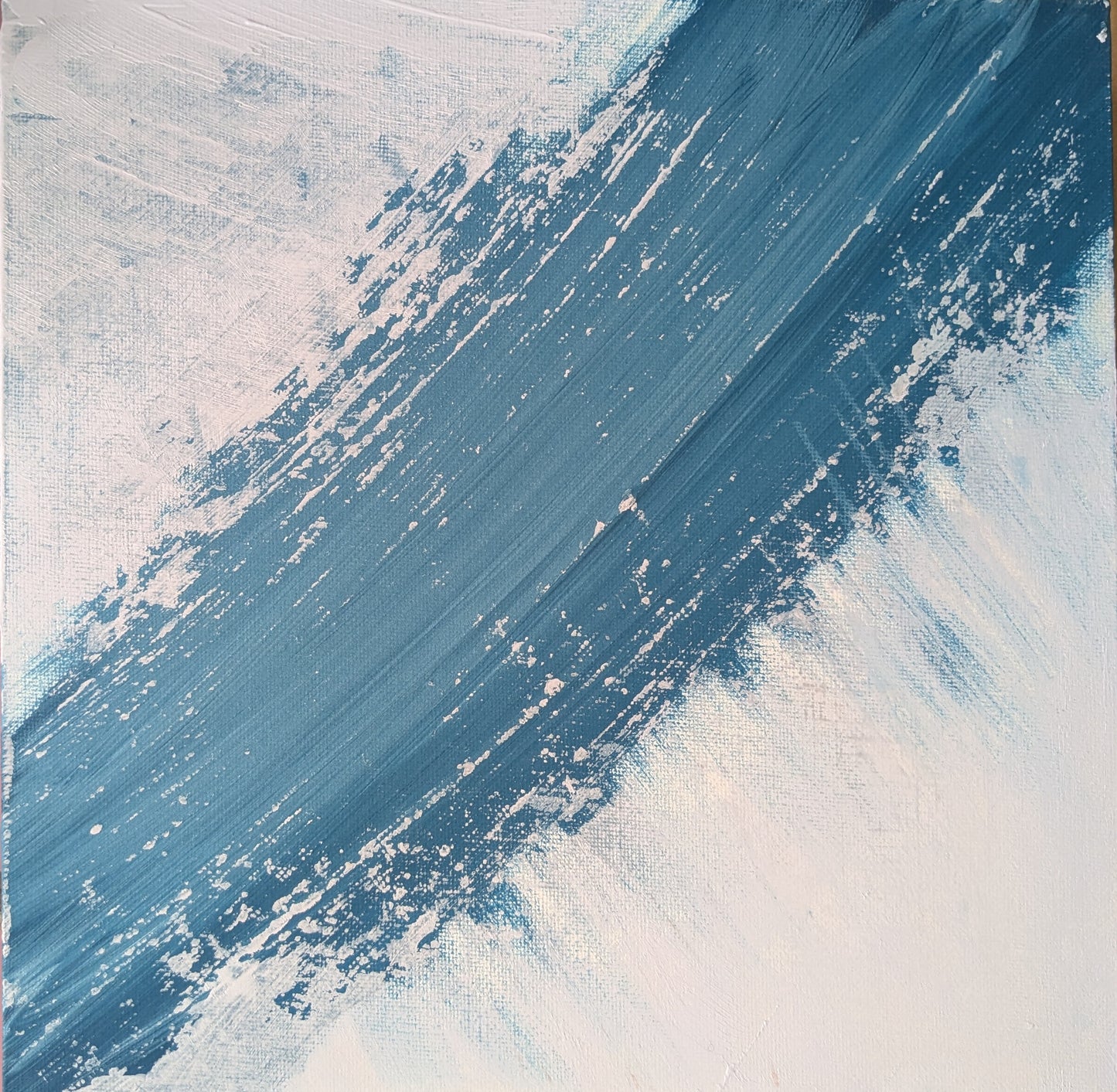 0127A - peinture acrylique originale 25x25cm (2025)