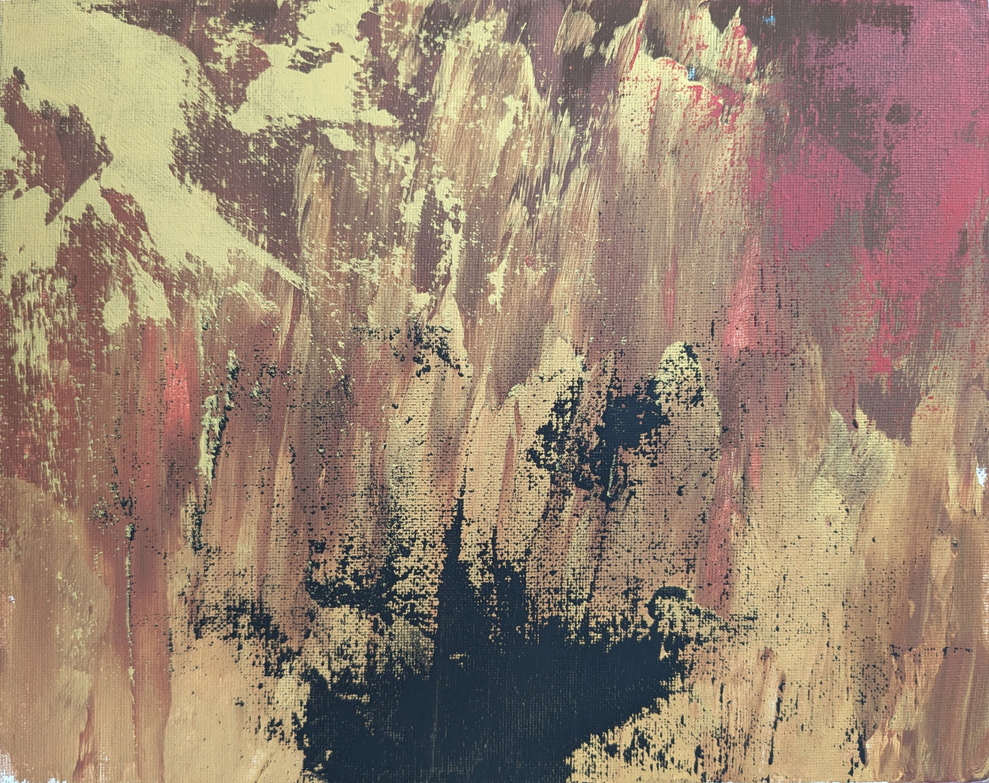 0209E - peinture acrylique originale 30x24cm (2025)