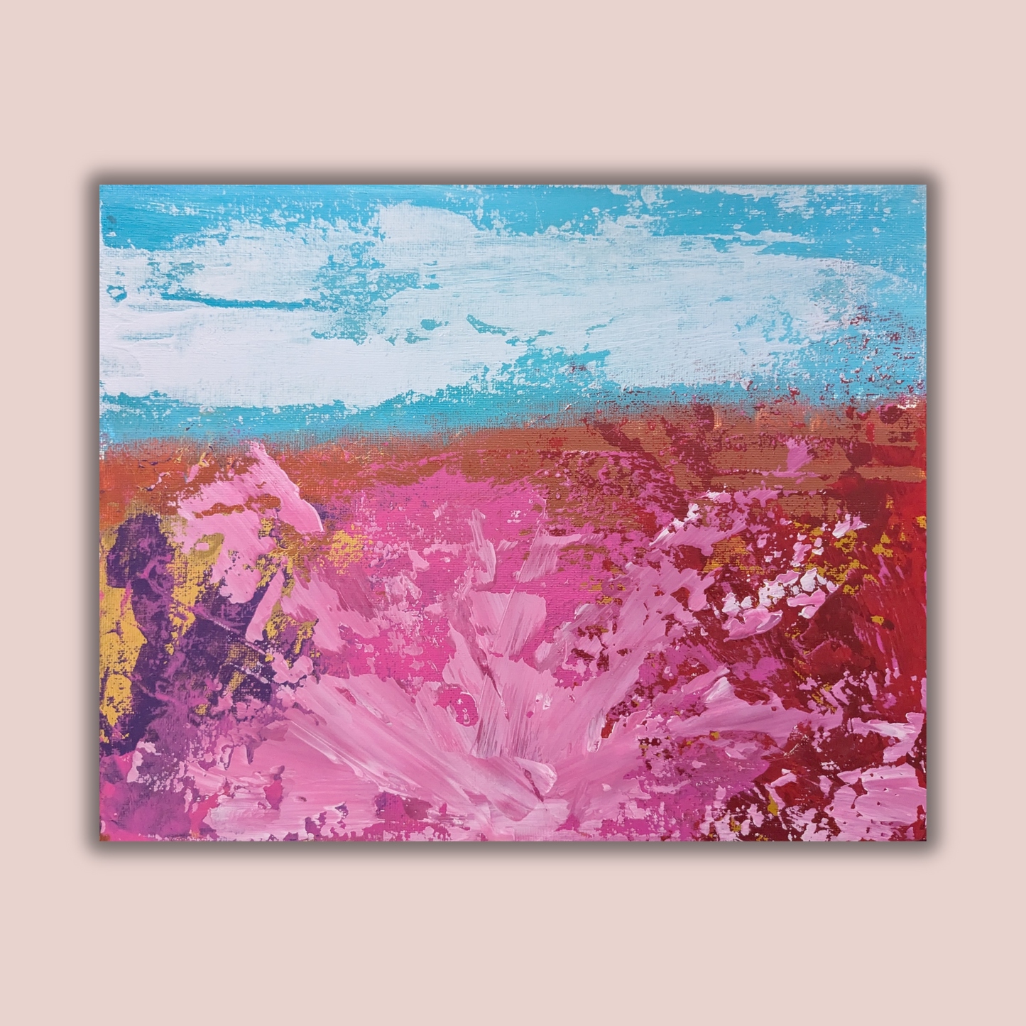 0211B - peinture acrylique originale 30x24cm (2025)