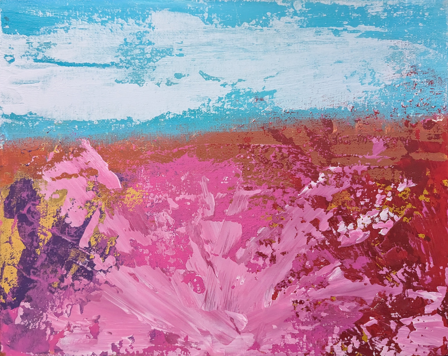 0211B - peinture acrylique originale 30x24cm (2025)