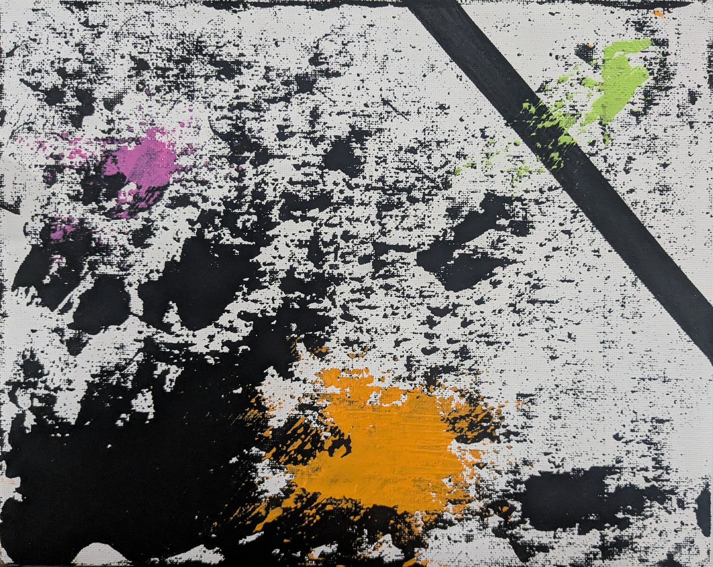 0211C - peinture acrylique originale 30x24cm (2025)