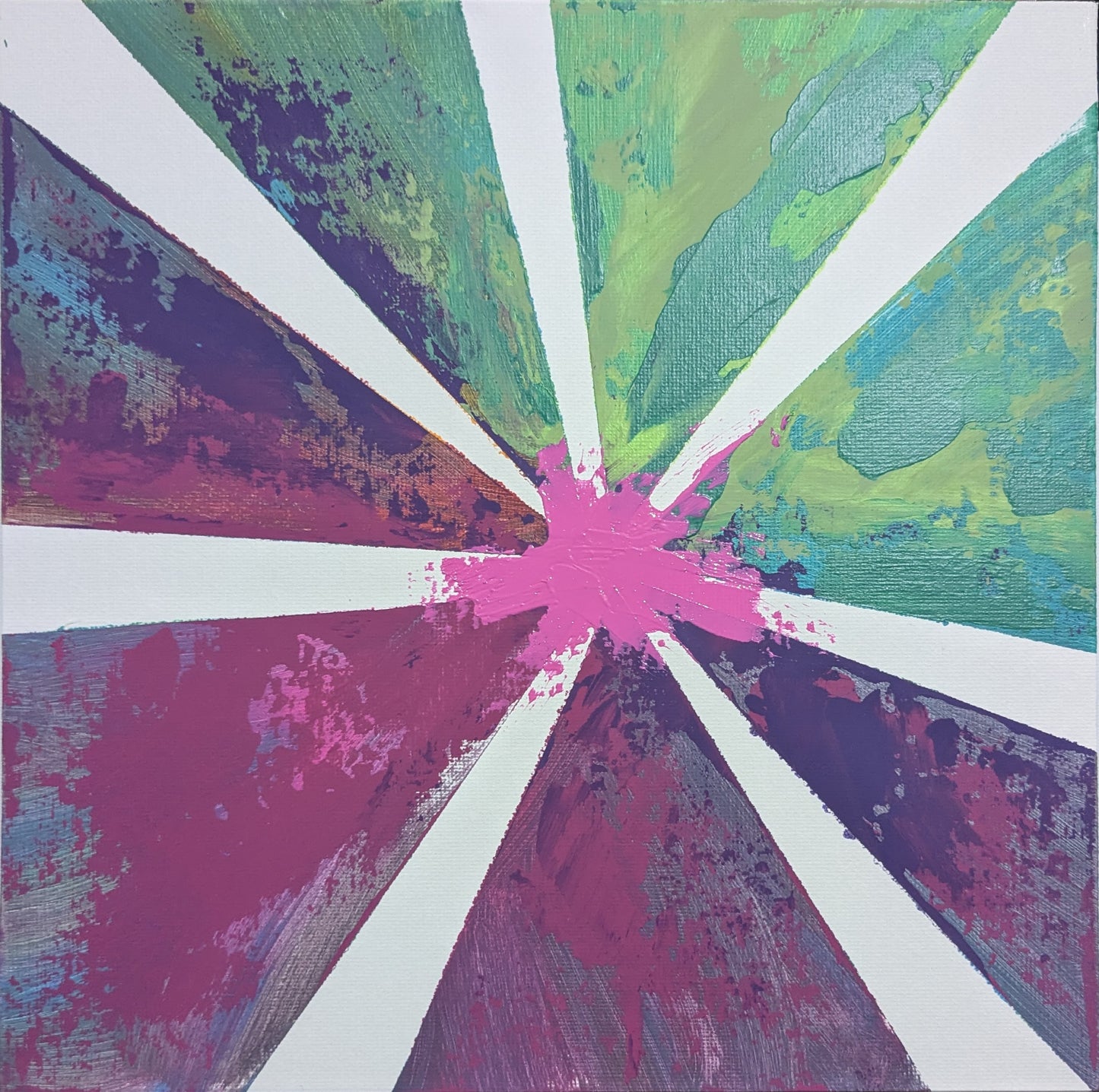 0211E - peinture acrylique originale 25x25cm (2025)