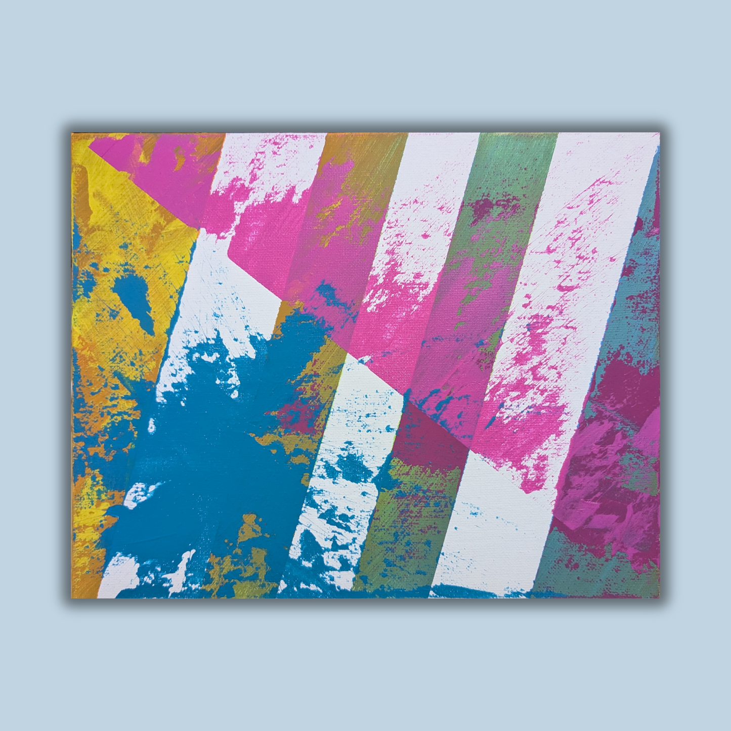 0213B - peinture acrylique originale 30x24cm (2025