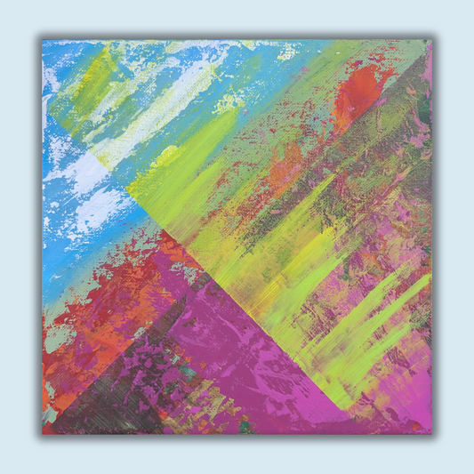 0213C - peinture acrylique originale 25x25cm (2025)