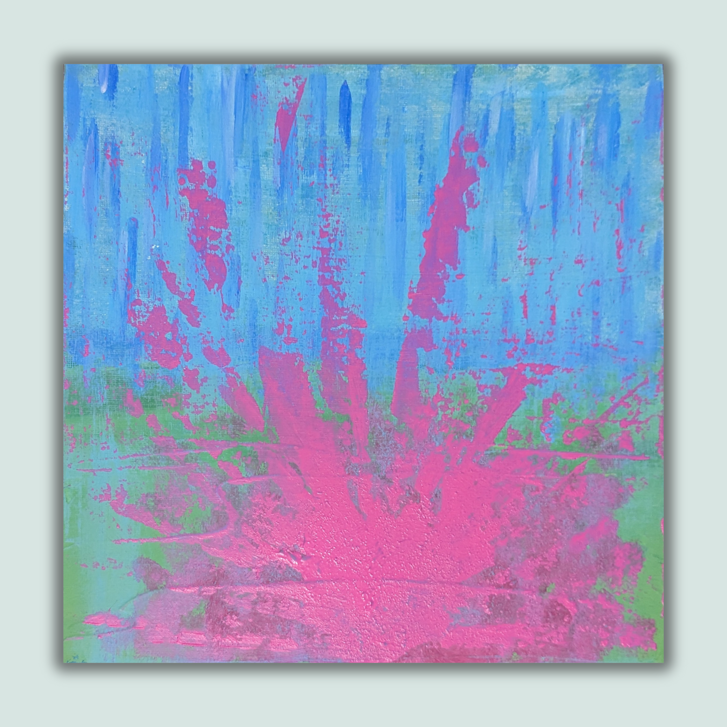 0216A - peinture acrylique originale 25x25cm (2025)