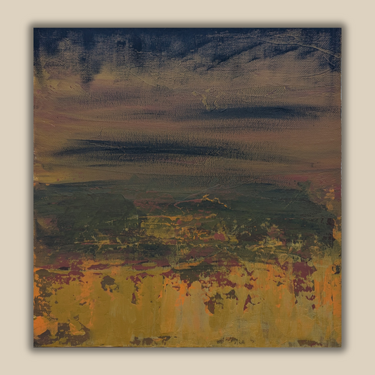 0216B - peinture acrylique originale 25x25cm (2025)