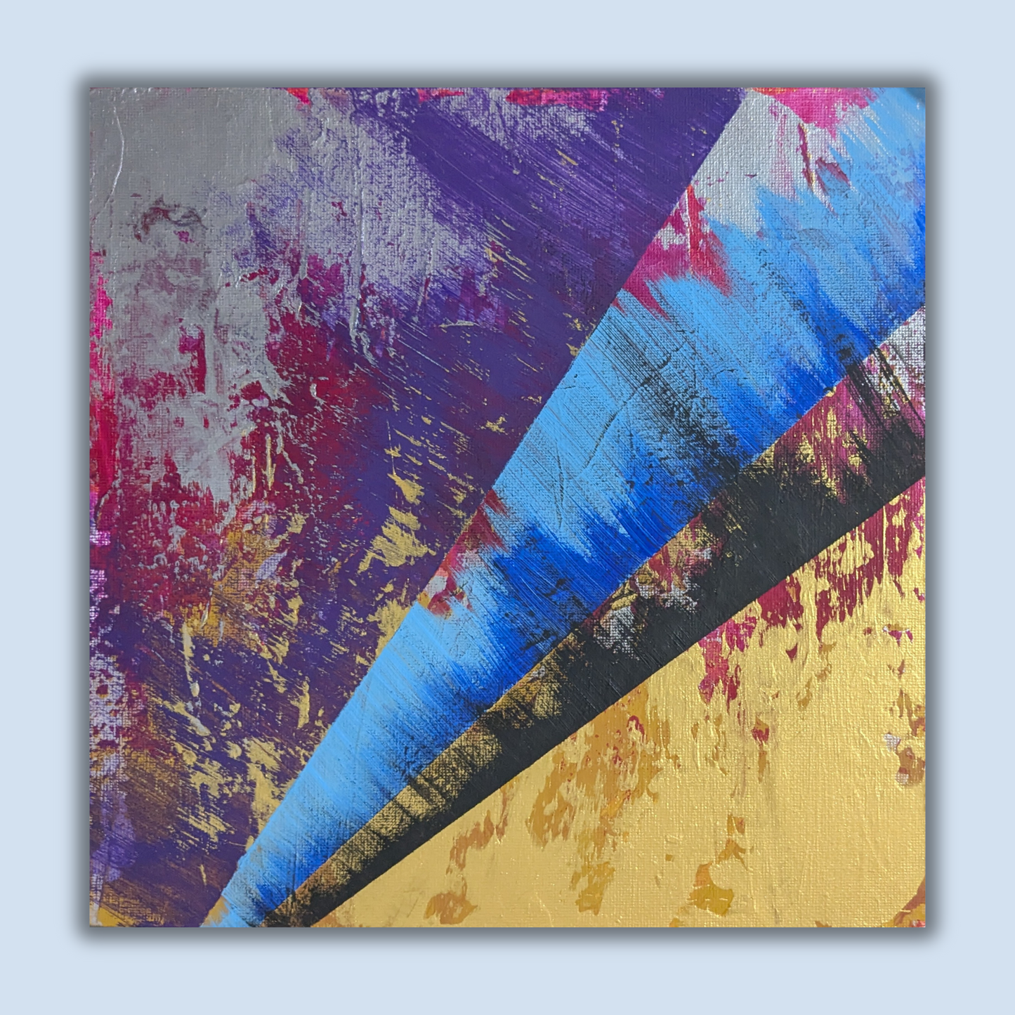 0218A - peinture acrylique originale 25x25cm (2025)