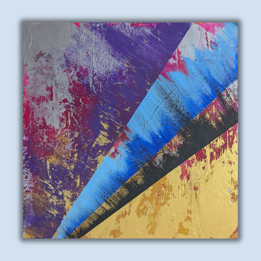 0218A - peinture acrylique originale 25x25cm (2025)