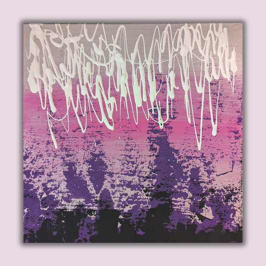 0222C - peinture acrylique originale 25x25cm (2025)