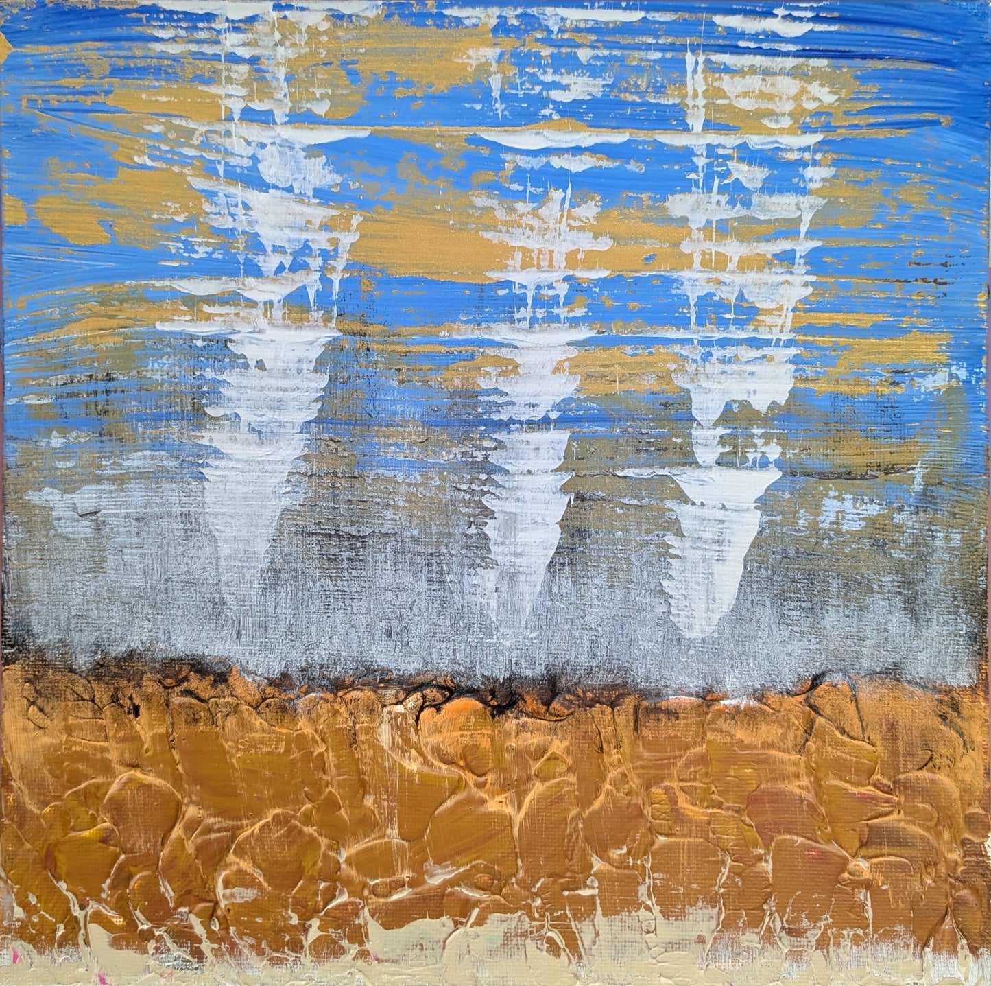 0224A - peinture acrylique originale 25x25cm (2025)