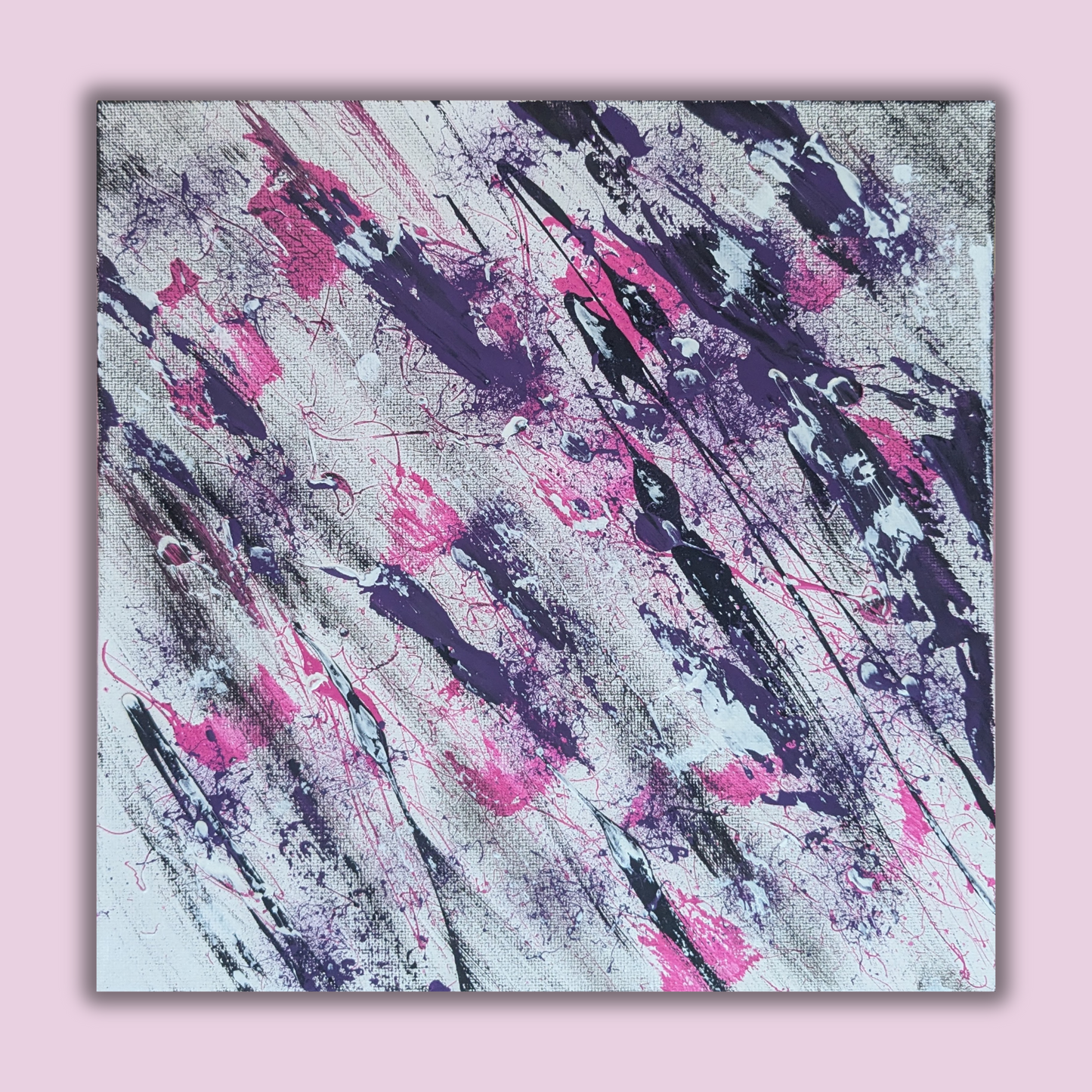 0224E - peinture acrylique originale 25x25cm (2025)