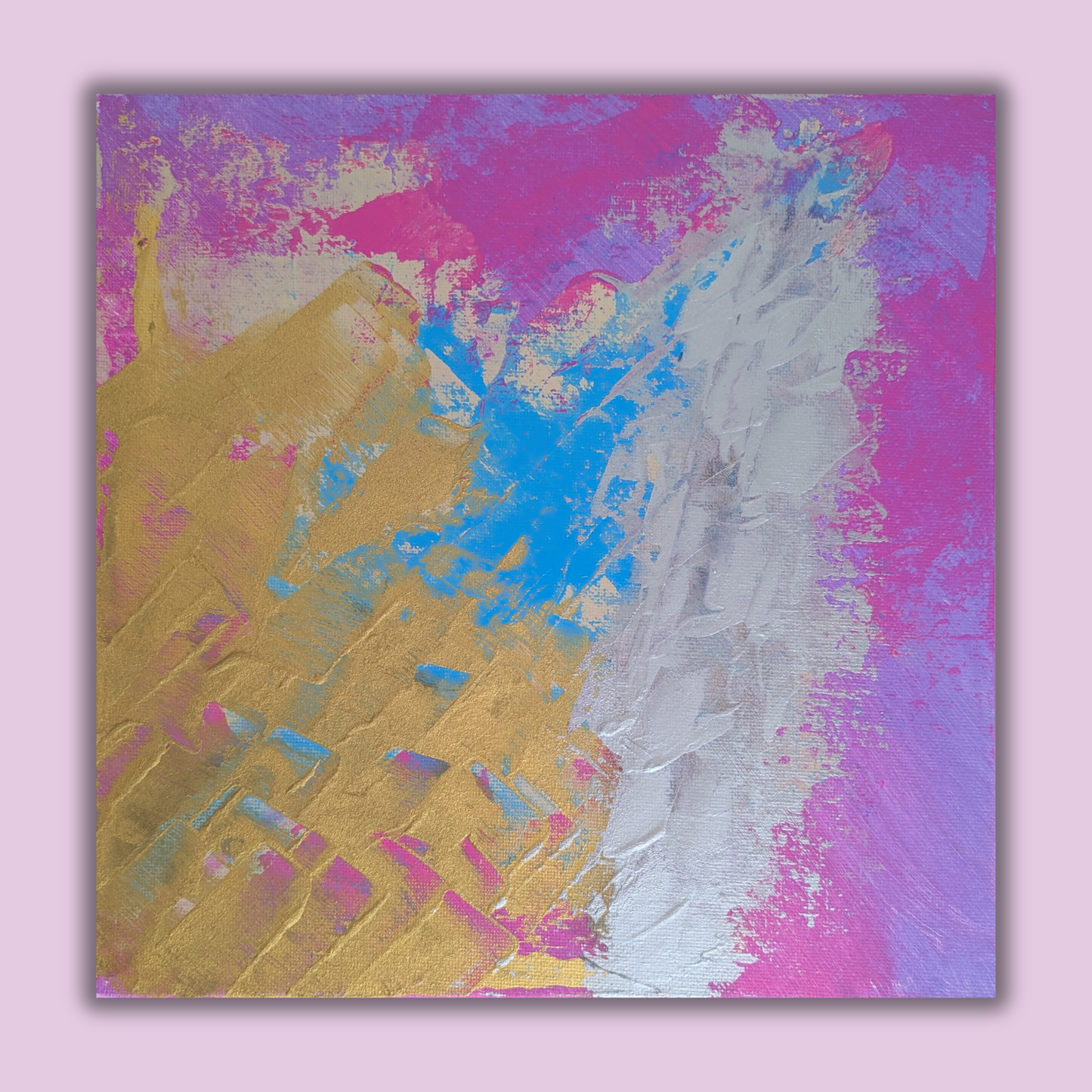 0225E - peinture acrylique originale 25x25cm (2025)