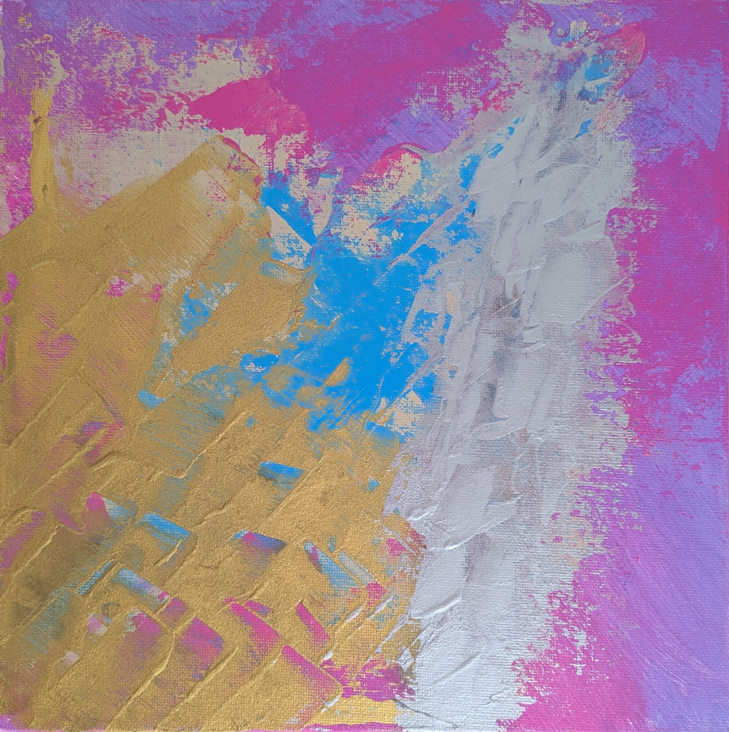 0225E - peinture acrylique originale 25x25cm (2025)