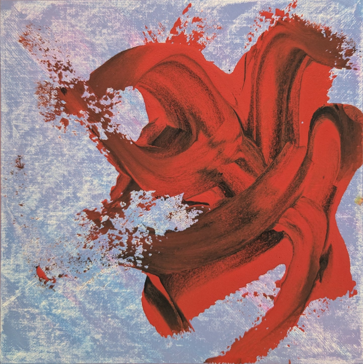 Les outils fous - peinture acrylique originale 25x25cm (2025)