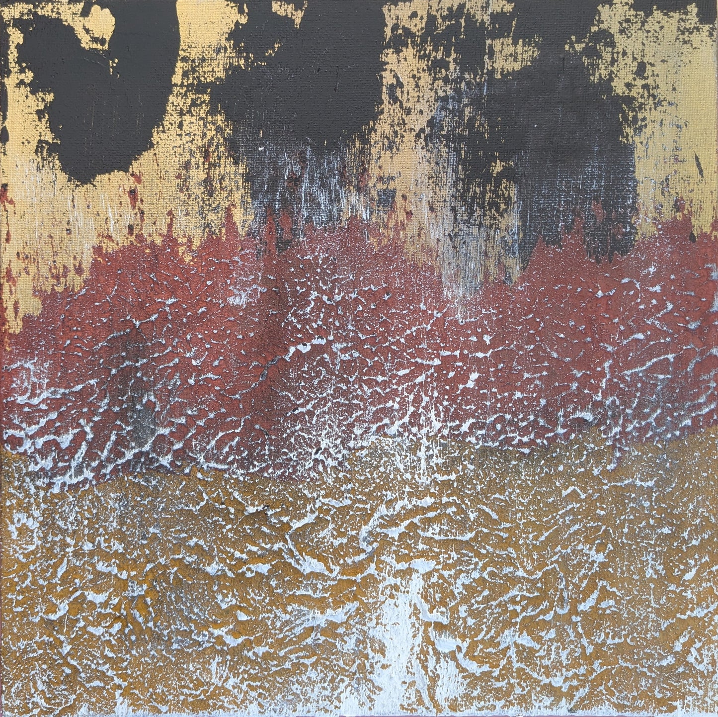 0301A - peinture acrylique originale 25x25cm (2025)