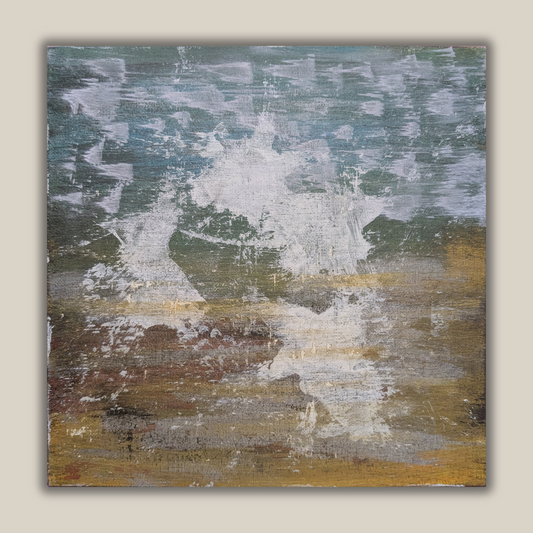 0301C - peinture acrylique originale 25x25cm (2025)