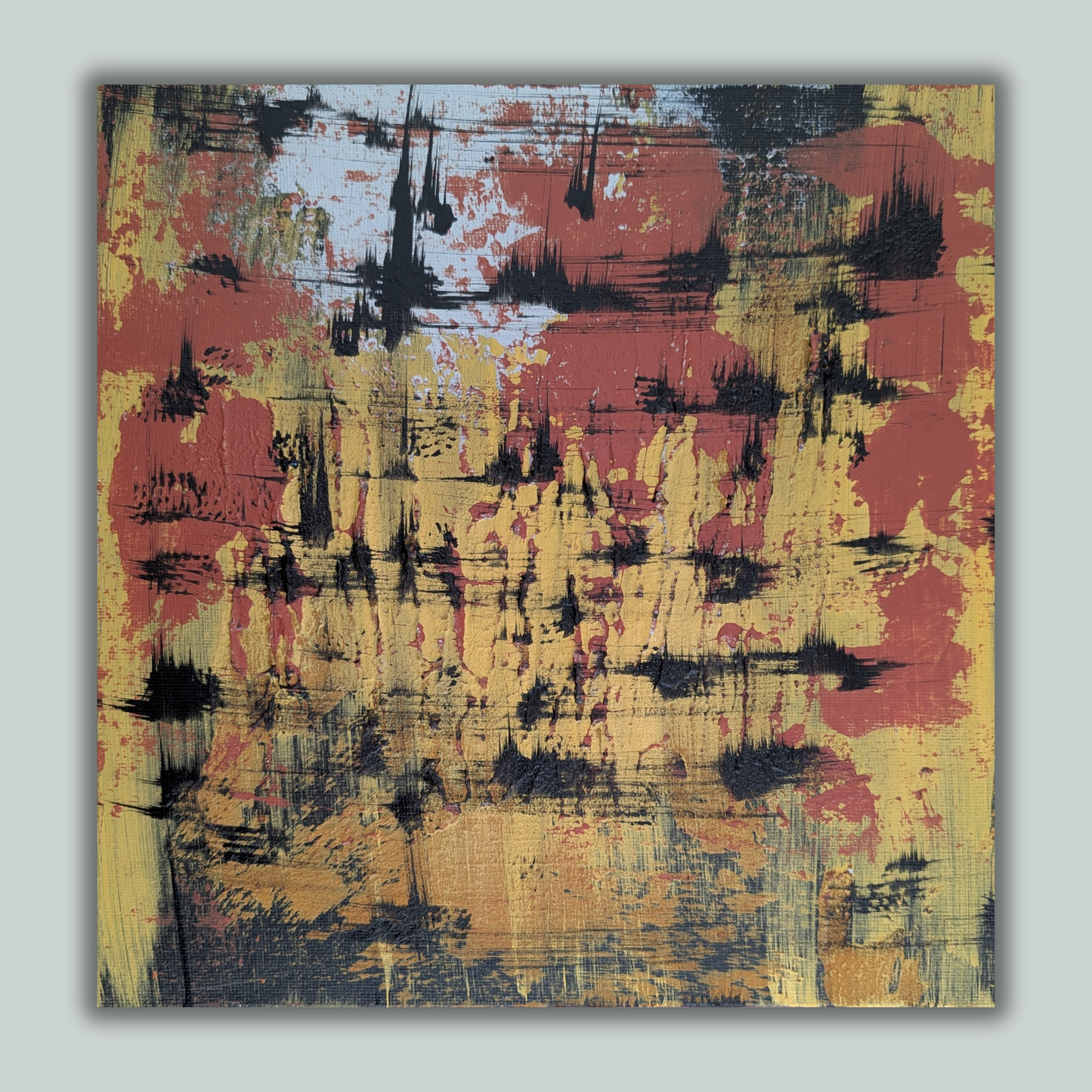 Les îles - peinture acrylique originale 25x25cm (2025)