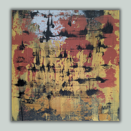 Les îles - peinture acrylique originale 25x25cm (2025)