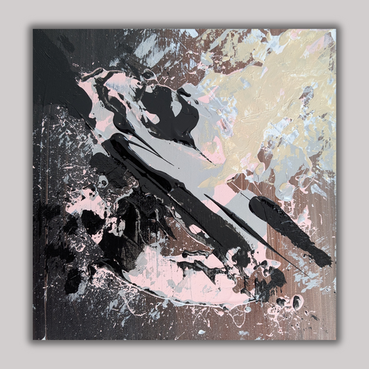 0304E - peinture acrylique originale 25x25cm (2025)