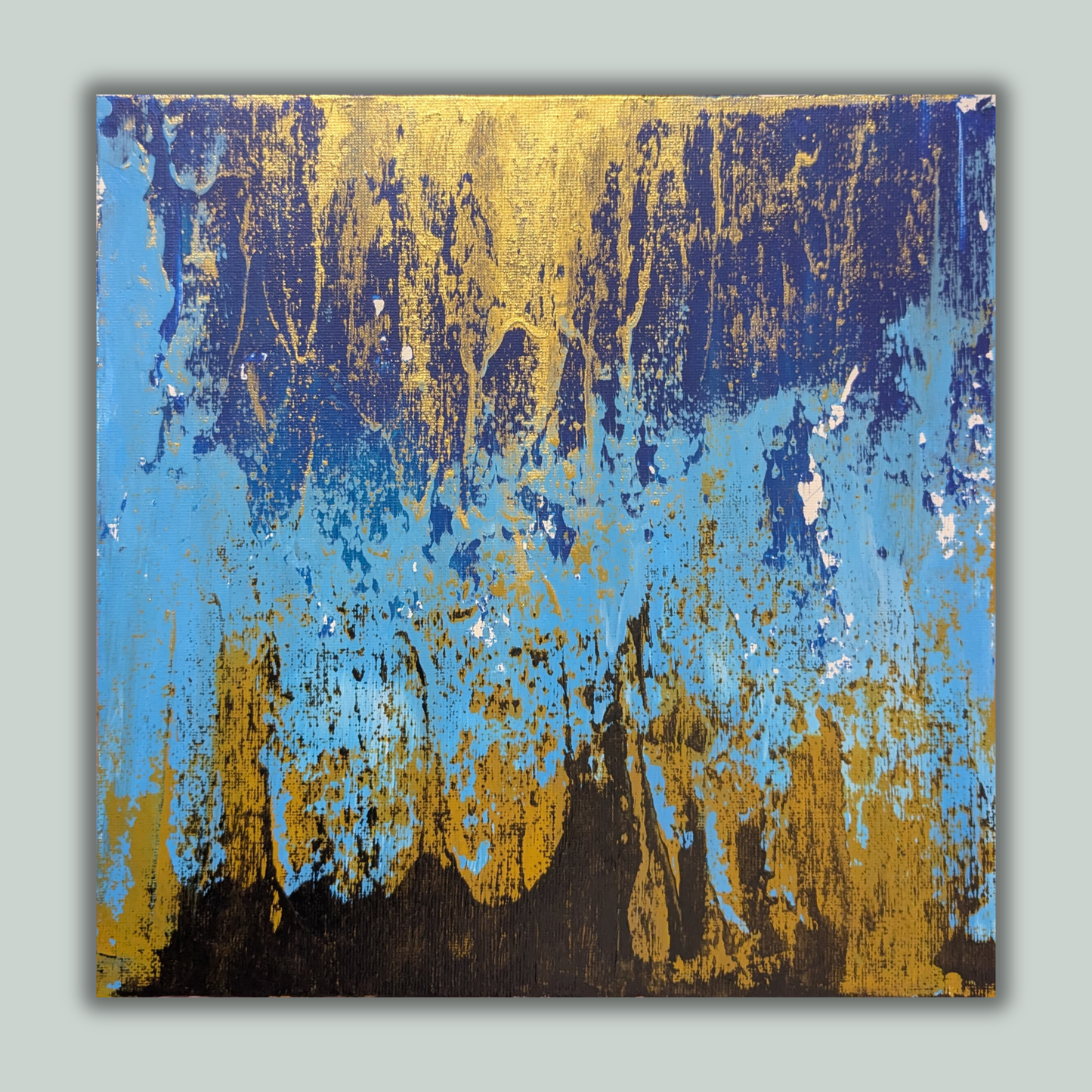 0306A - peinture acrylique originale 25x25cm (2025)