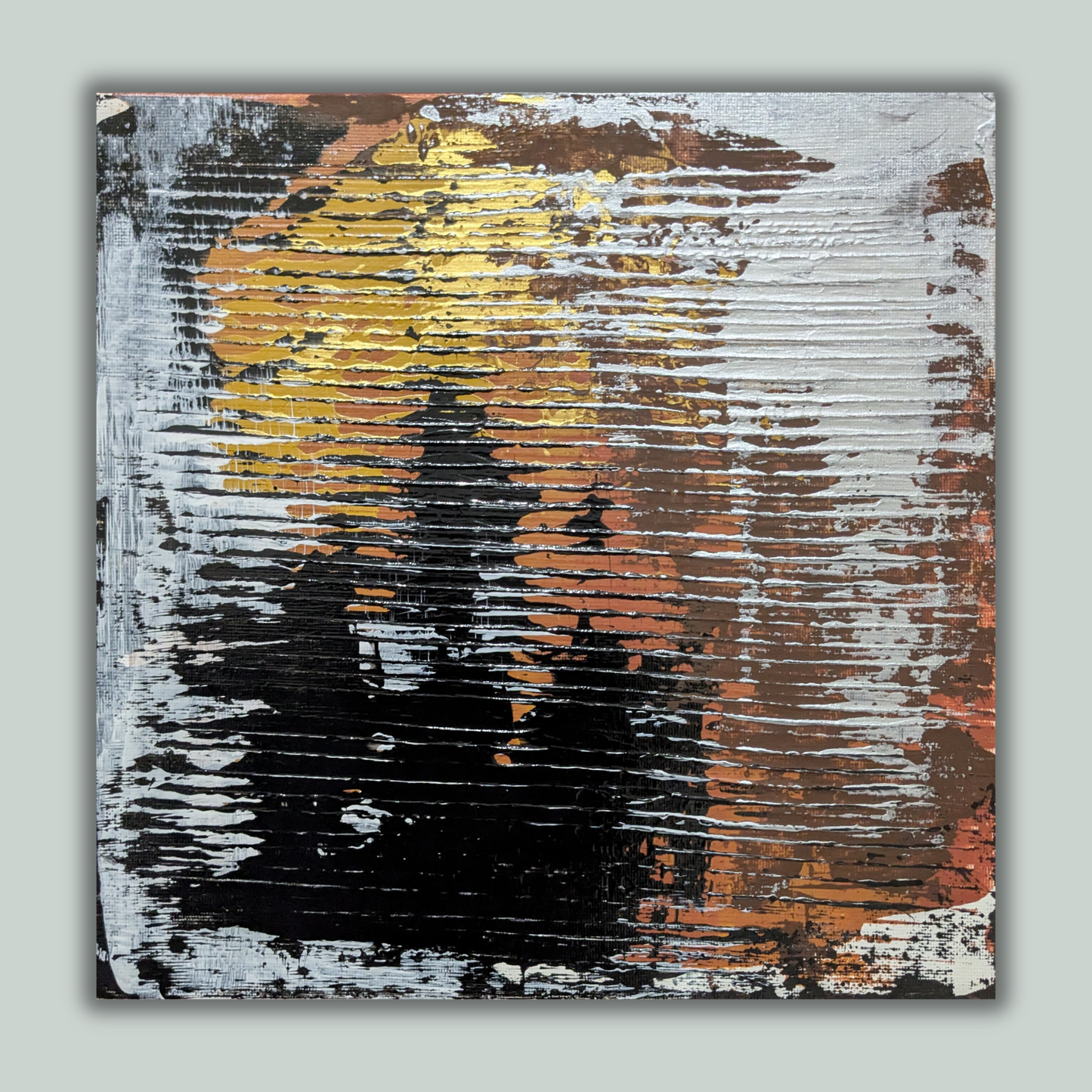 0306D - peinture acrylique originale 25x25cm (2025)