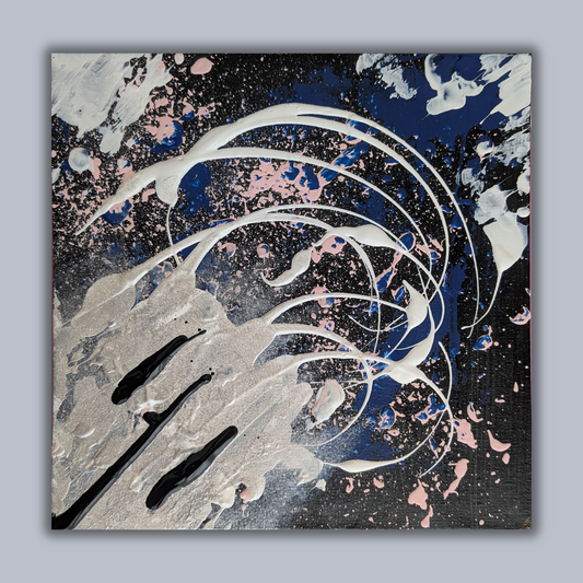 0308C - peinture acrylique originale 25x25cm (2025)