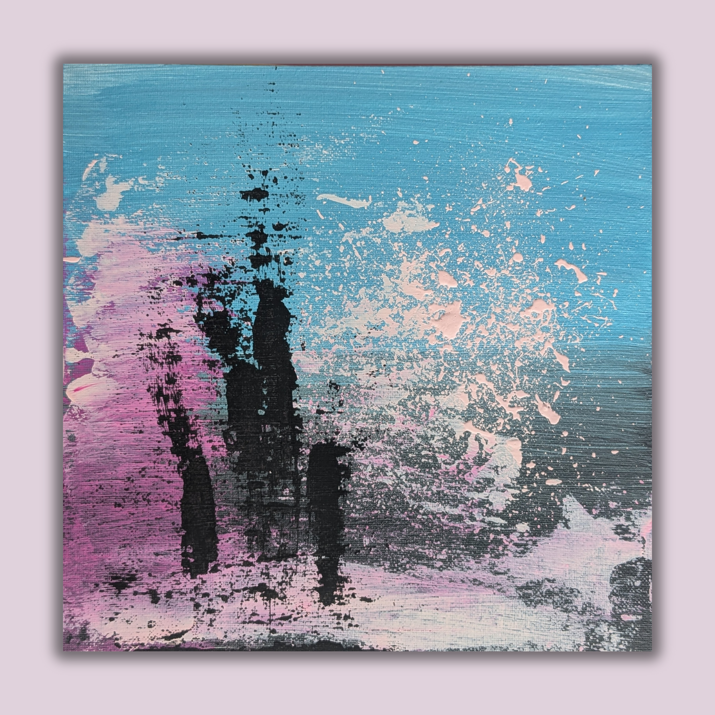 0310A - peinture acrylique originale 25x25cm (2025)