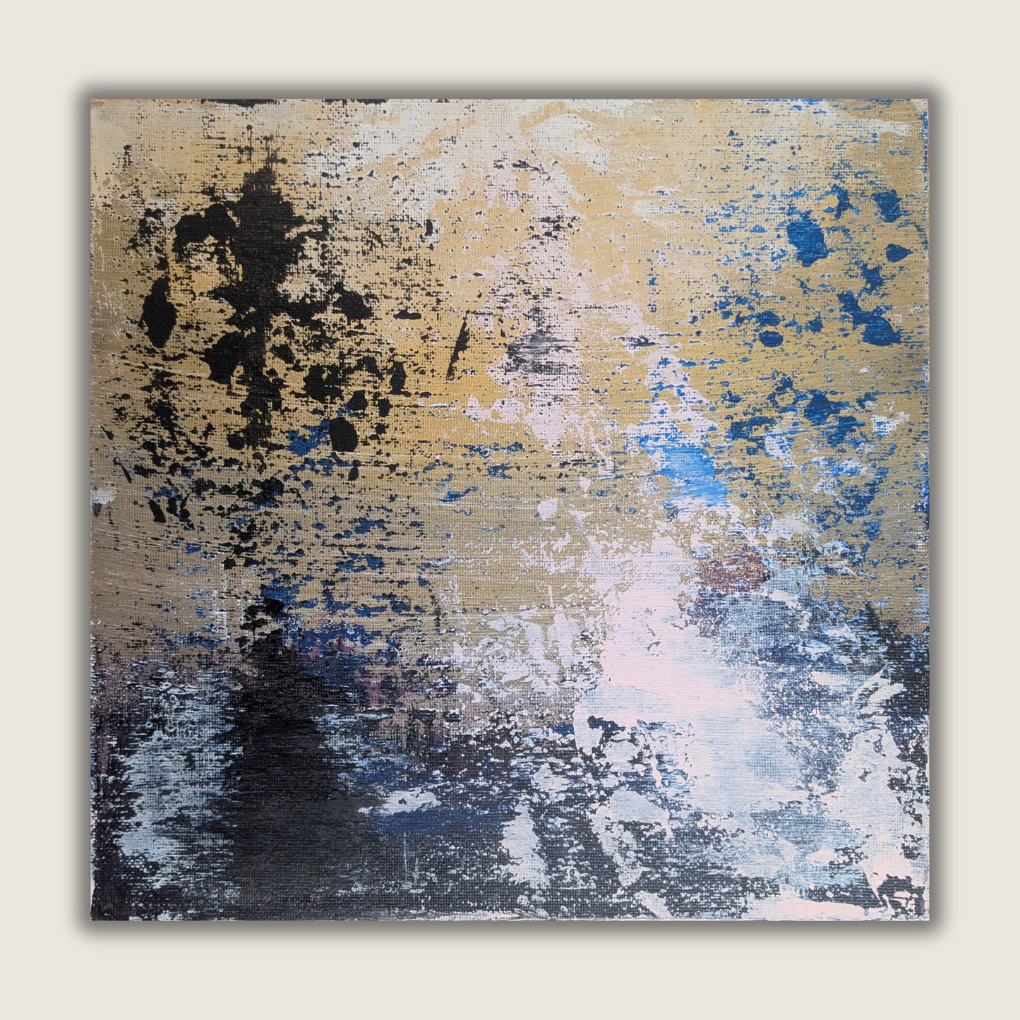 0311B - peinture acrylique originale 25x25cm (2025)